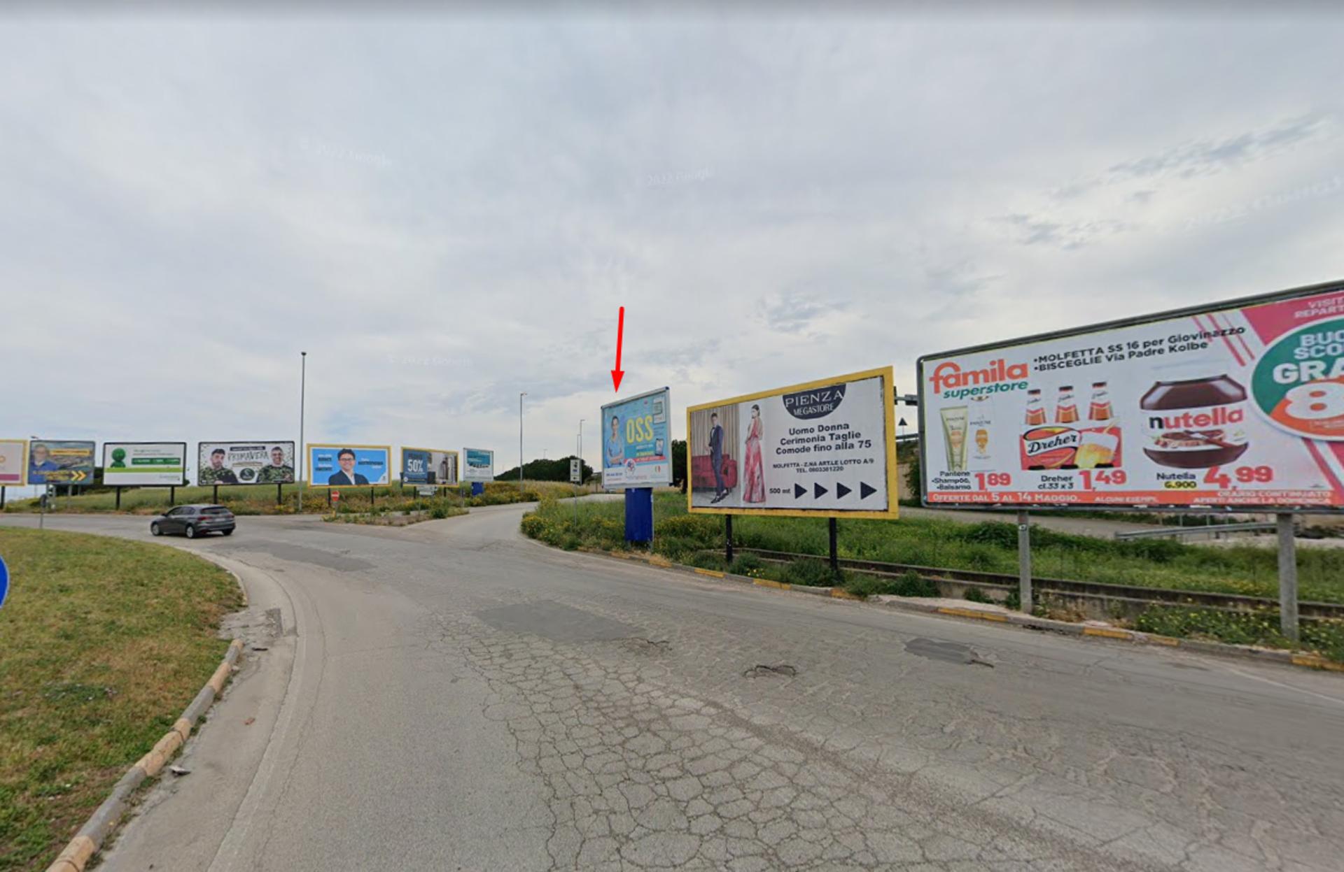Impianto POSTER a Molfetta, in zona Emporio Amato