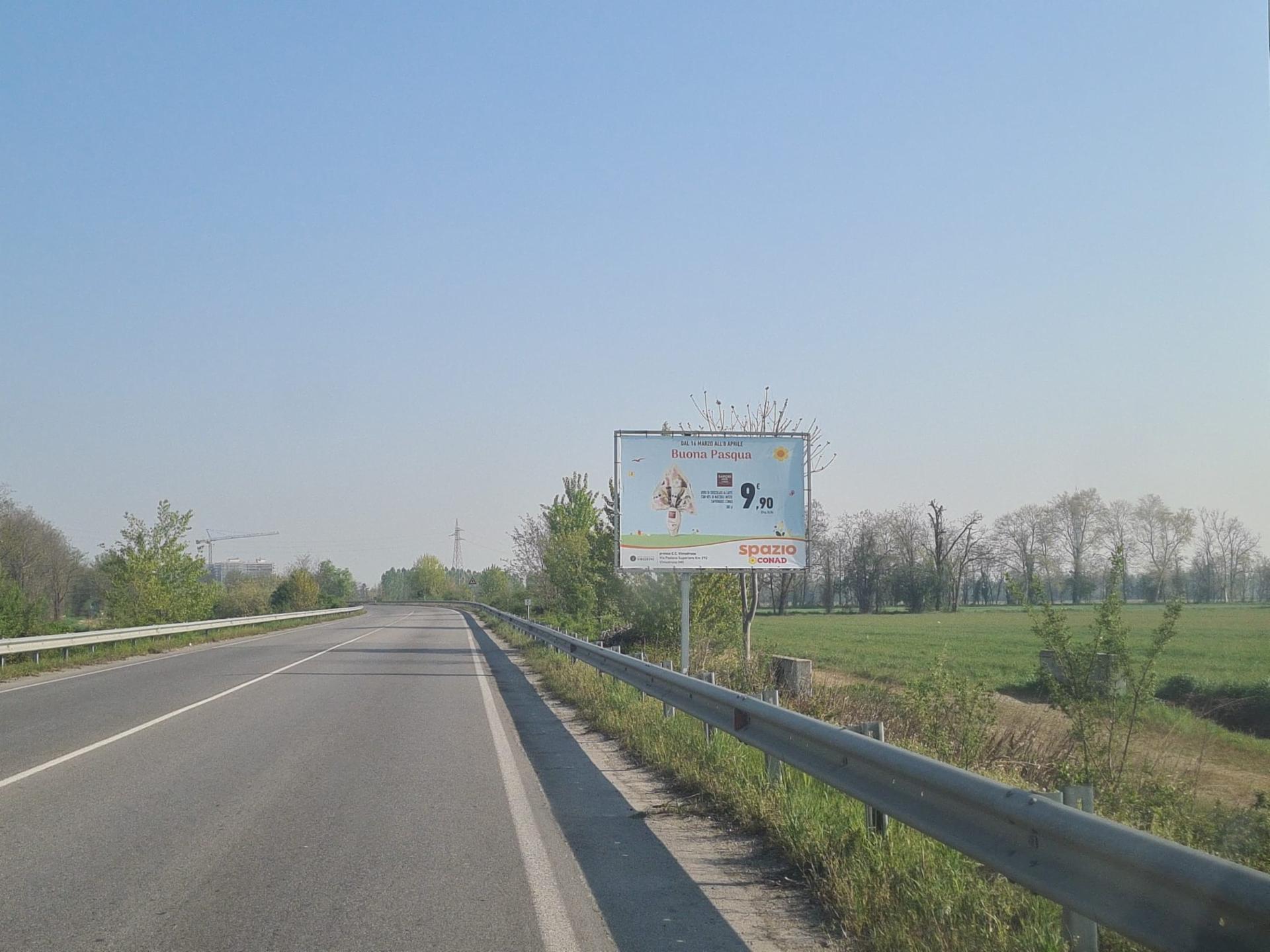 Impianto a S.p. 121 dir. Pioltello 200 mt dopo rotatoria entrata Aldi  Pioltello