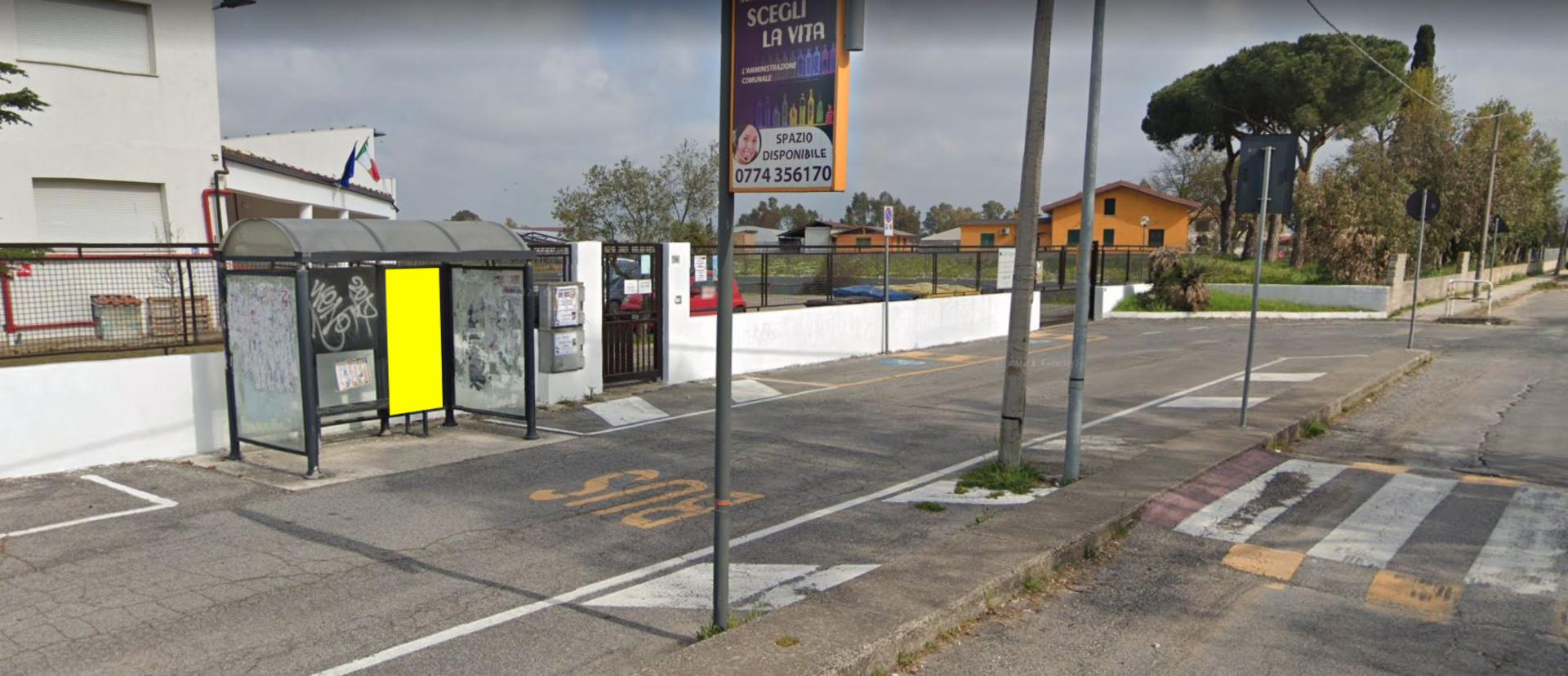 Impianto PENSILINA a Aprilia, in zona Scuola Primaria 
