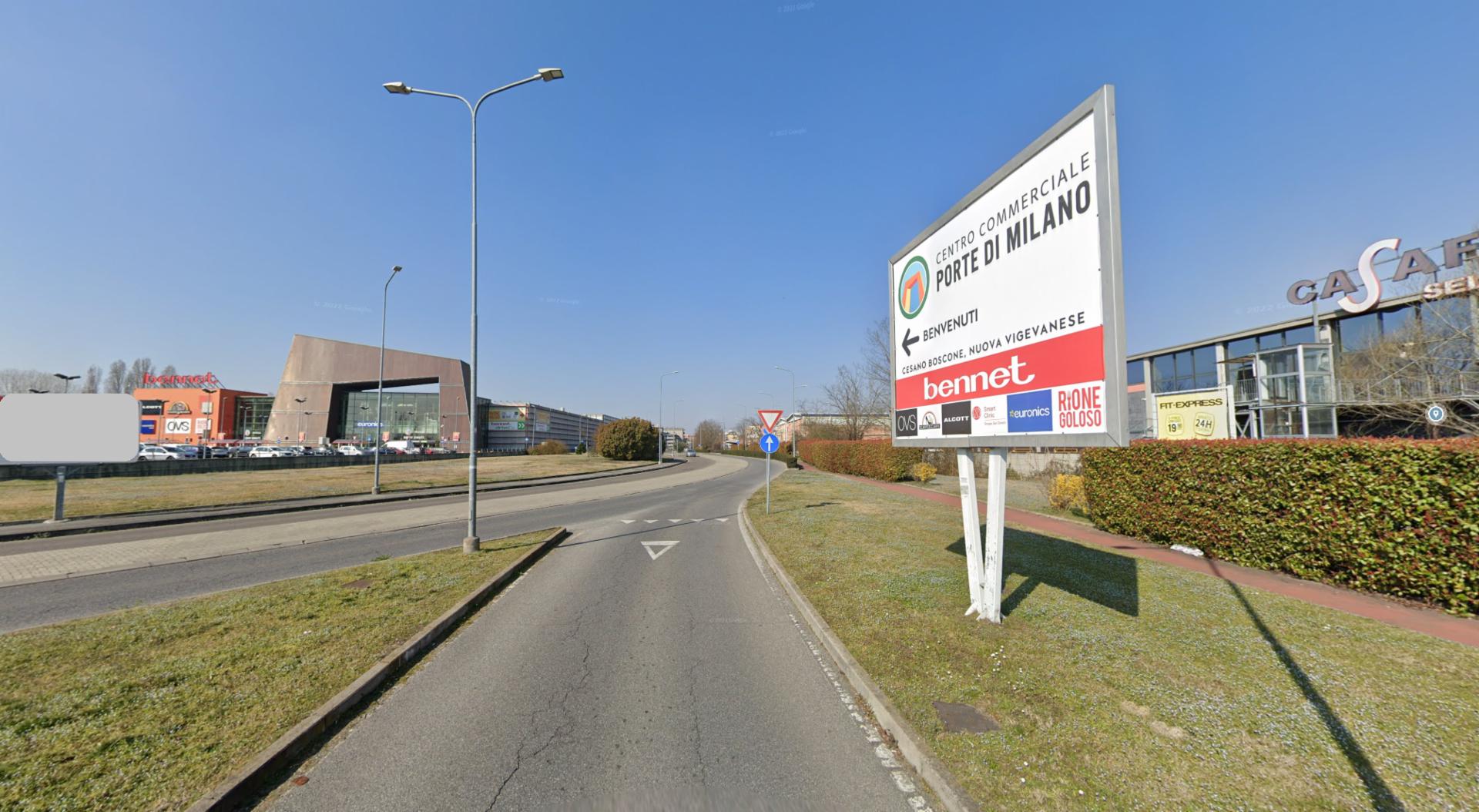 Impianto POSTER a Cesano Boscone, in zona Diffusione Tessile