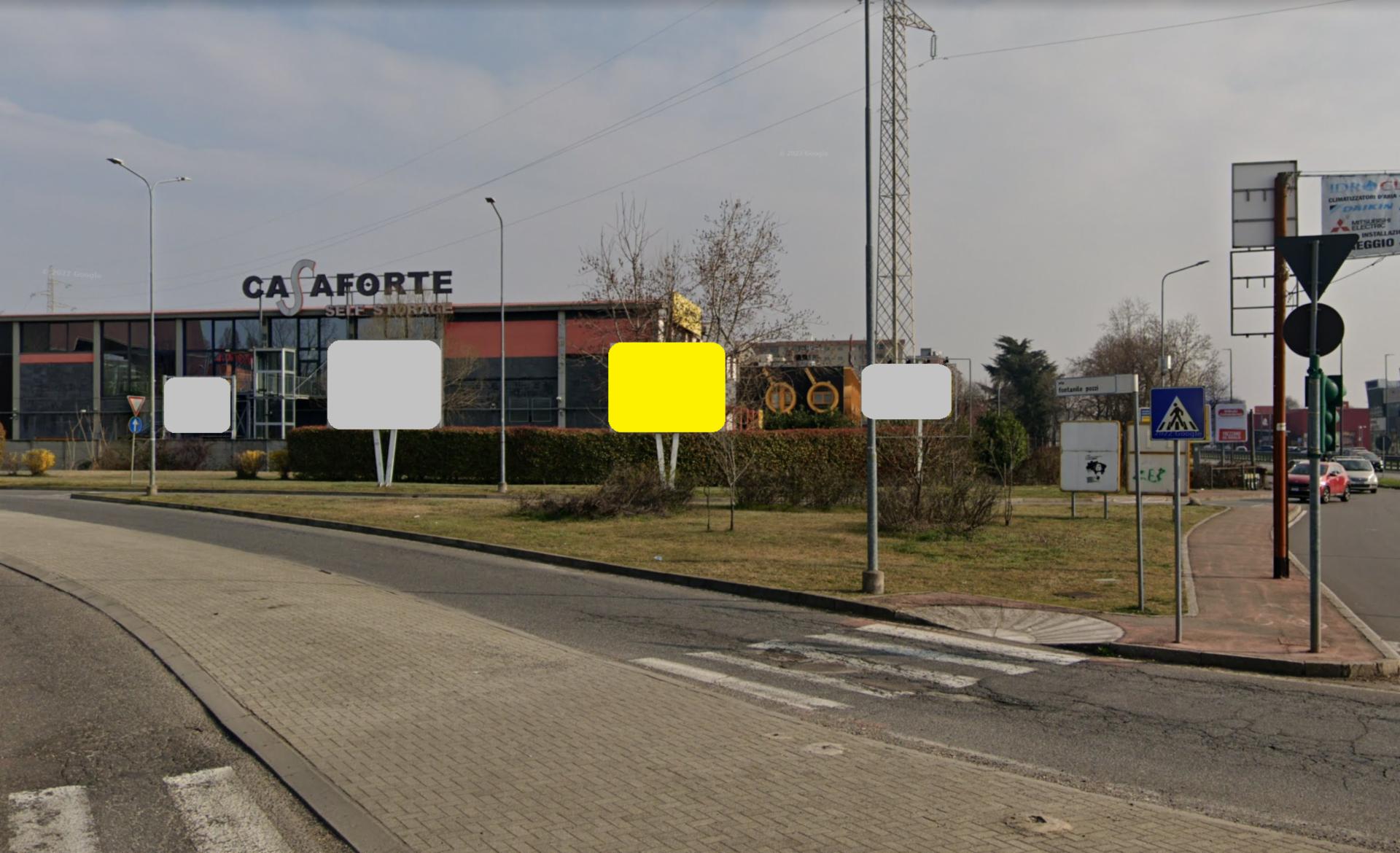 Impianto POSTER a Cesano Boscone, in zona Diffusione Tessile