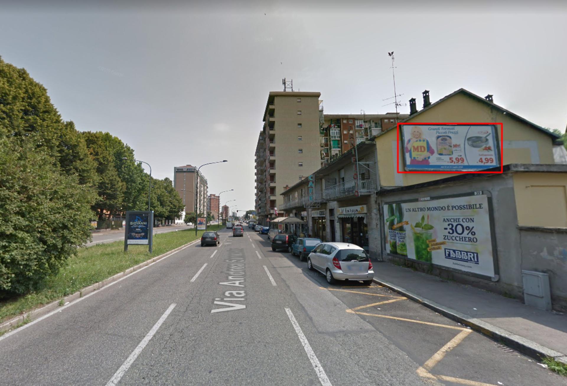 Impianto 6 X 3 a Torino, in zona Lidl