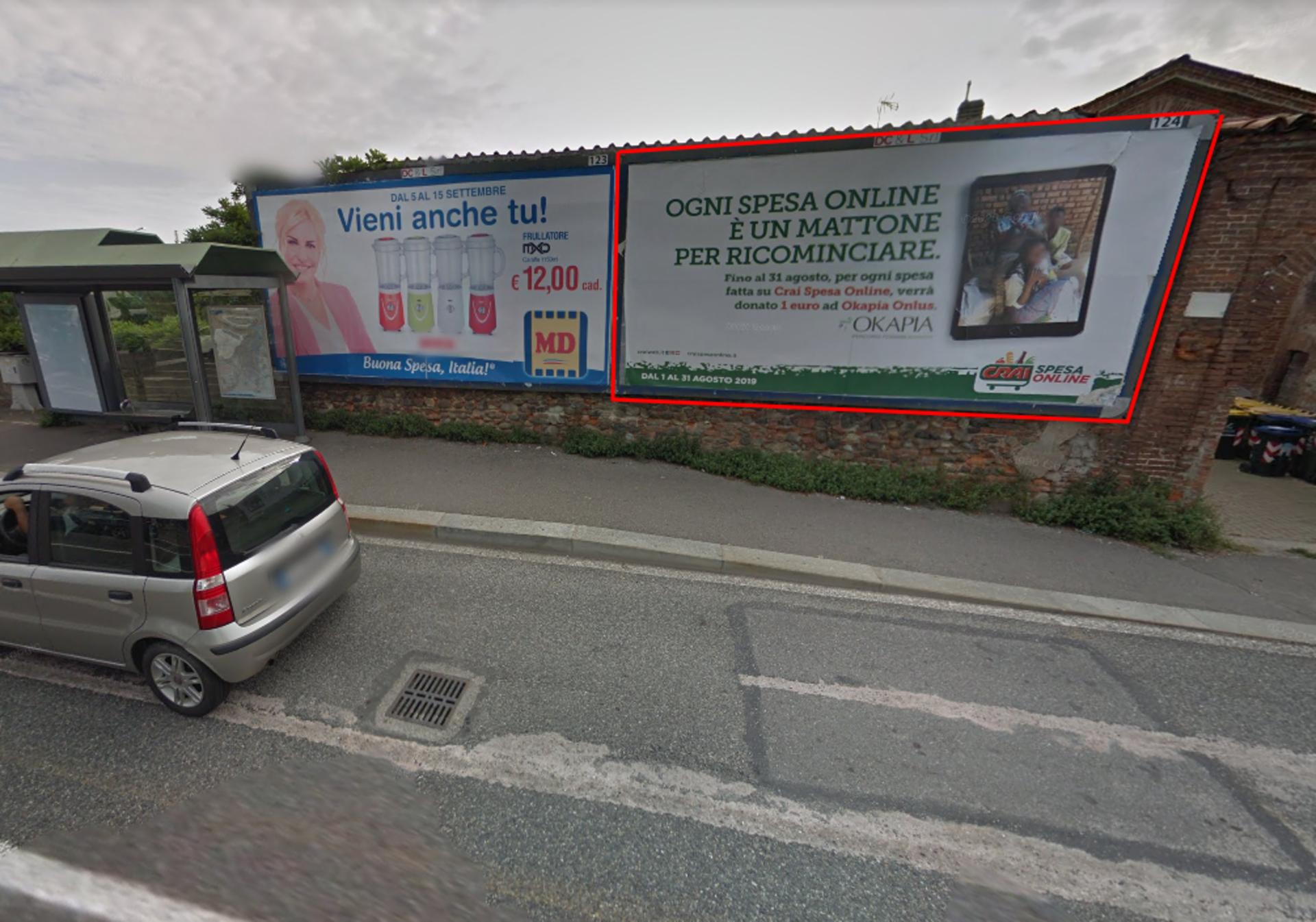 Impianto 6 X 3 a Torino, in zona Spazio Conad