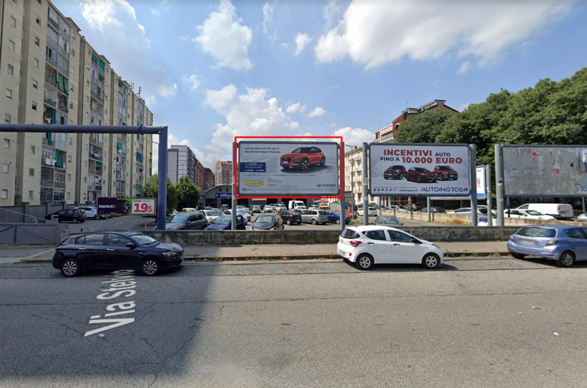 Impianto 6 X 3 a Torino, in zona Carrefour