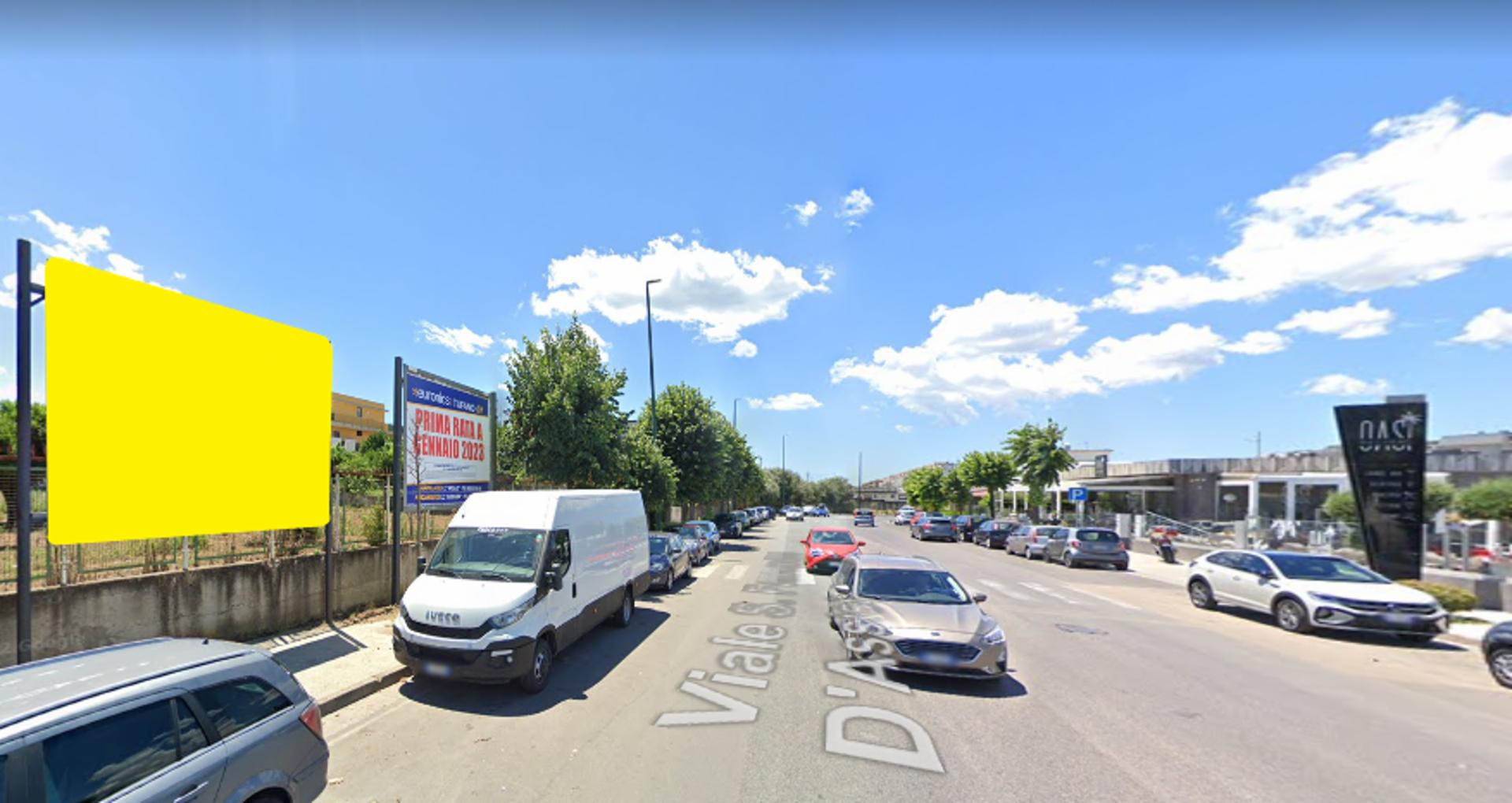 Impianto POSTER a Cercola, in zona Due Esse Supermercato