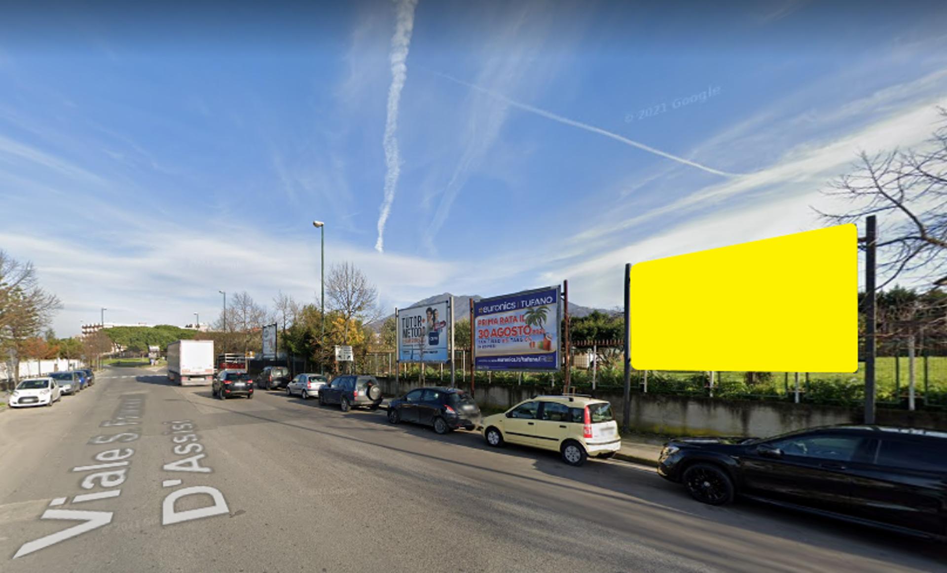 Impianto POSTER a Cercola, in zona Due Esse Supermercato