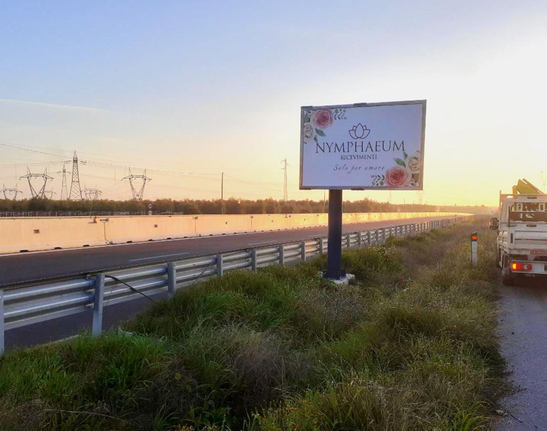 Impianto poster a Andria