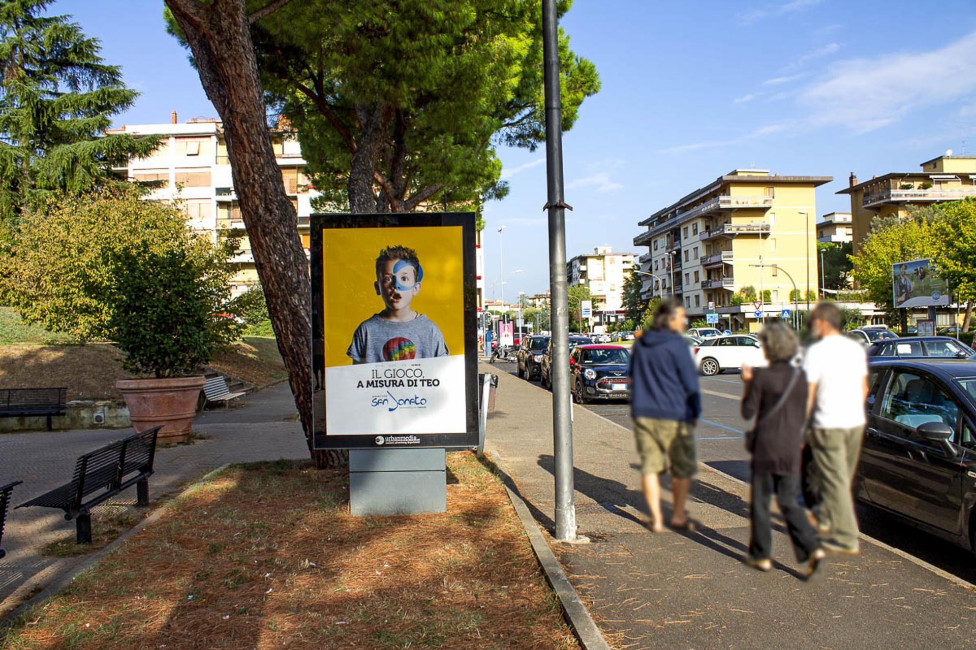 Impianto TOTEM a Firenze, in zona Centrolibro