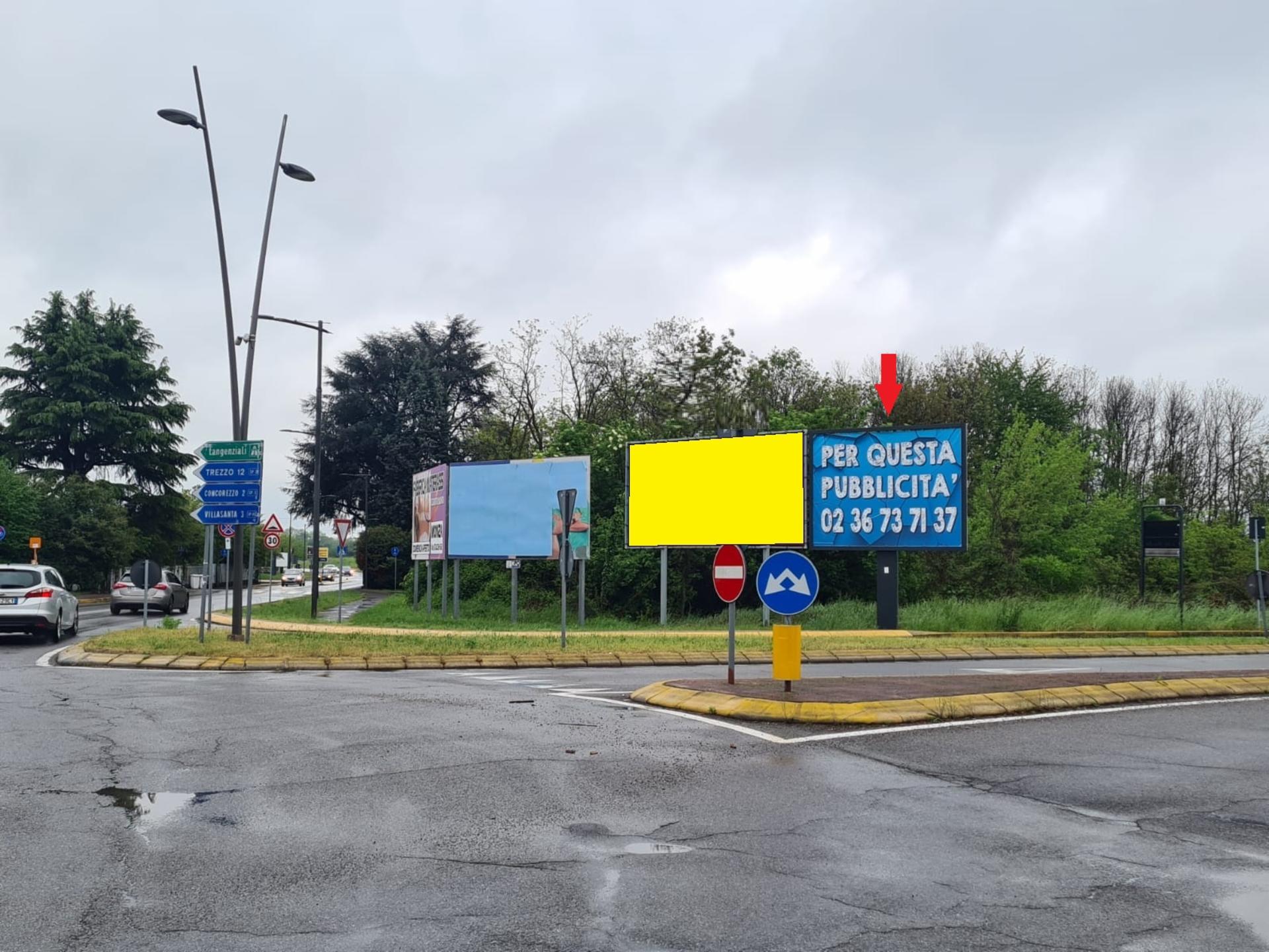 Impianto POSTER a Vimercate, in zona Seconda Strada