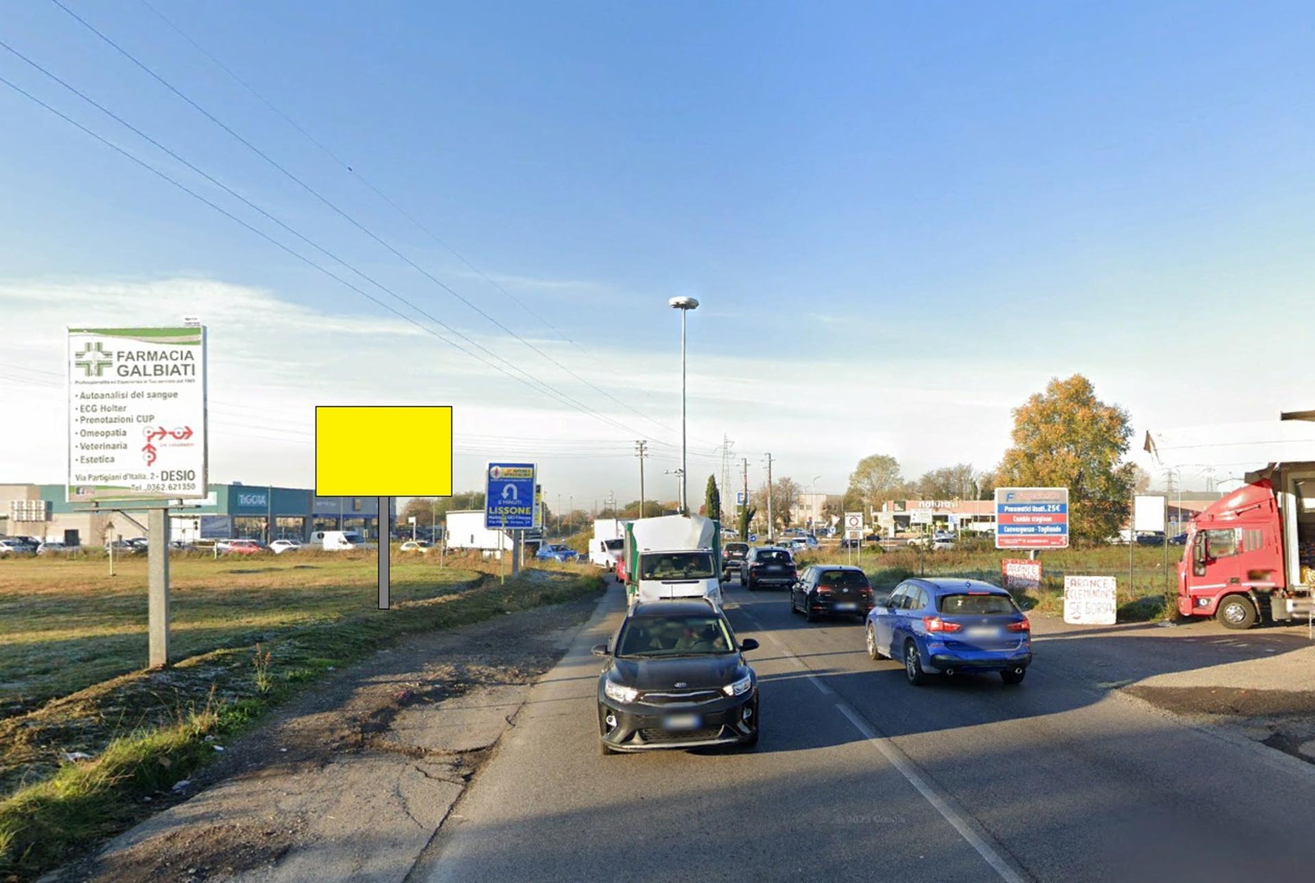 Impianto a STRADA VIA MAESTRI DEL LAVORO 40 MT DA S.P. 151 VIA MASCAGNI LATO SX DIR. NOVA MILANESE  Desio