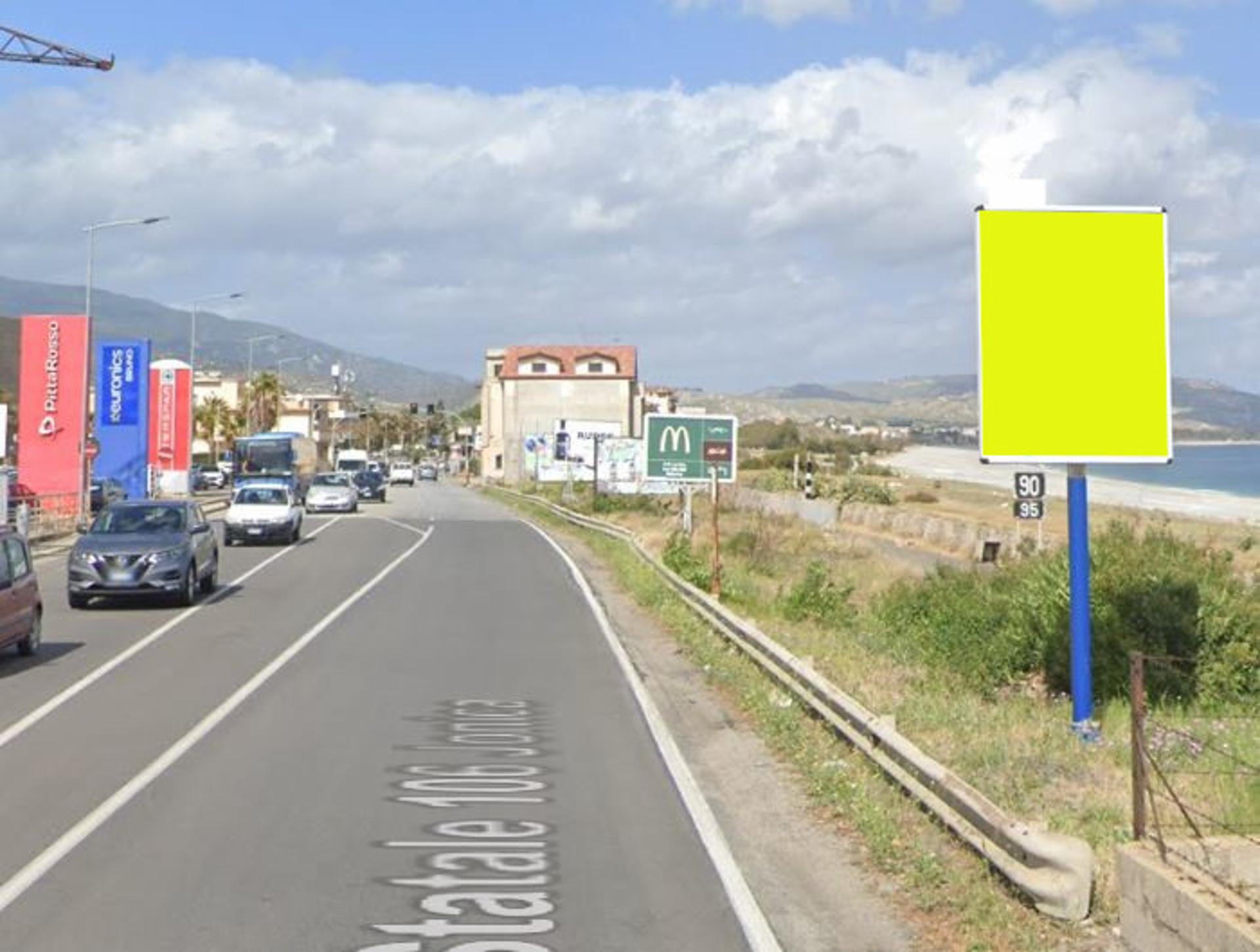 Impianto CARTELLONISTICA a Siderno, in zona Interspar