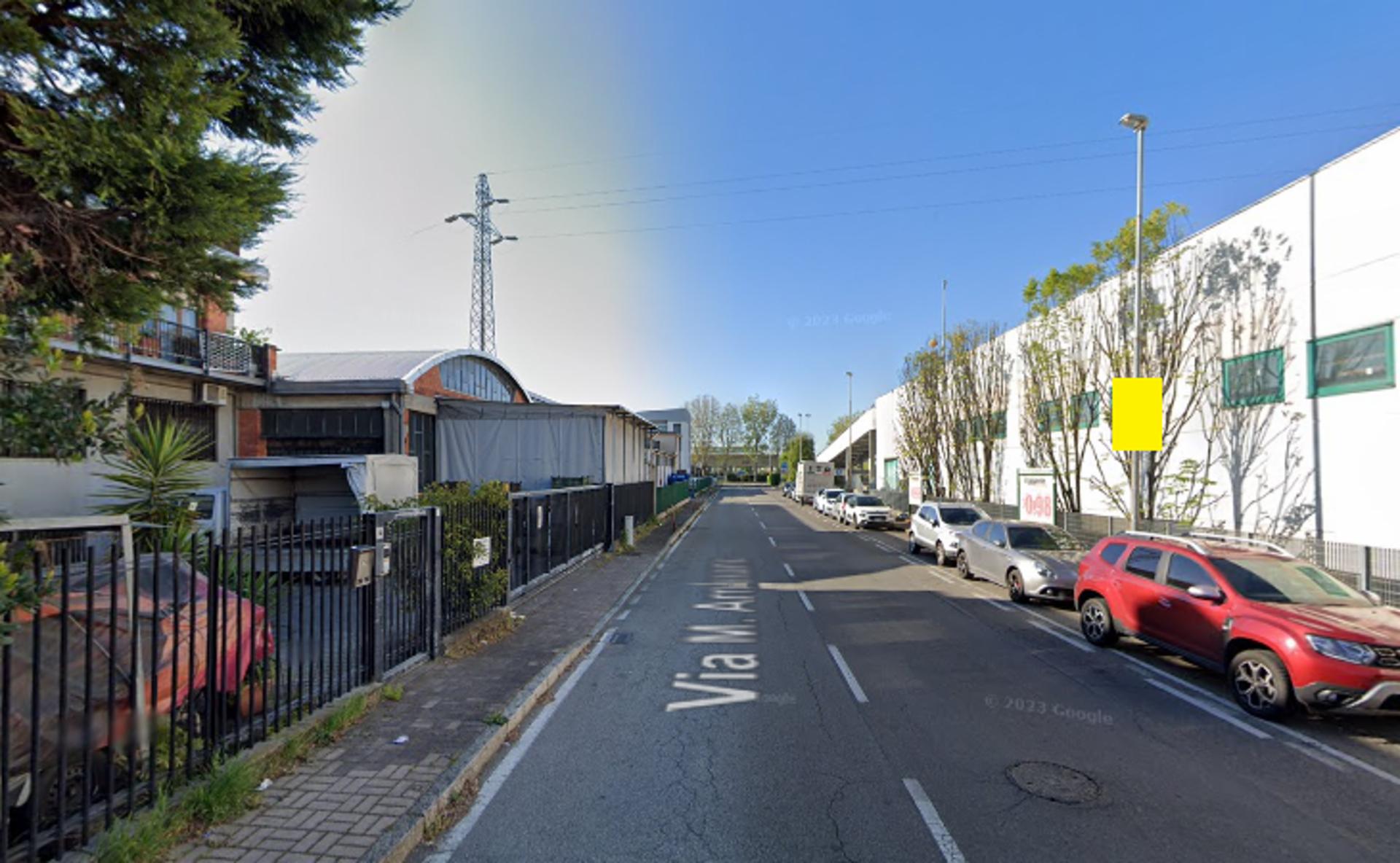 Impianto POLE MEDIA a Cinisello Balsamo, in zona McDonald's