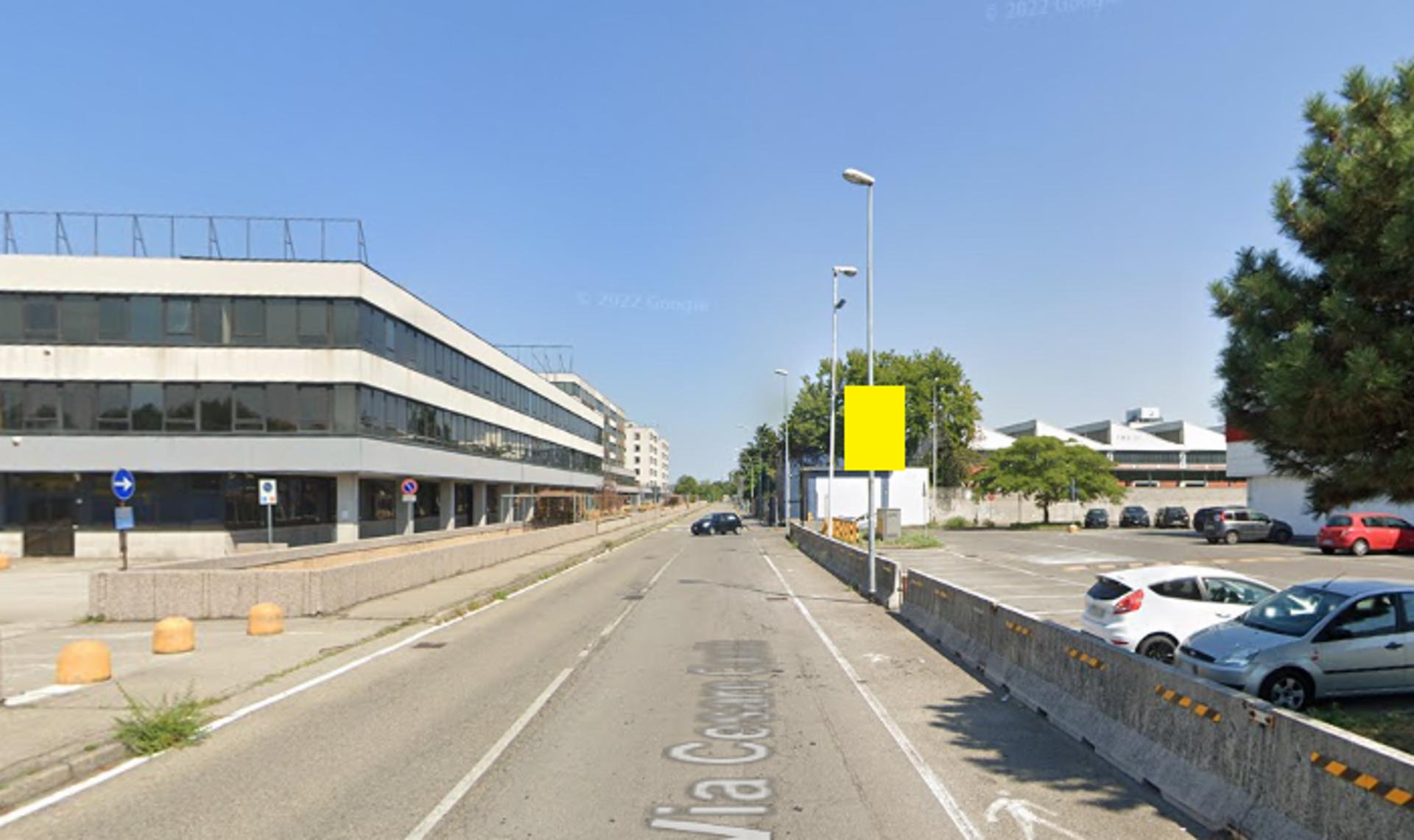 Impianto POLE MEDIA a Cinisello Balsamo, in zona Lidl