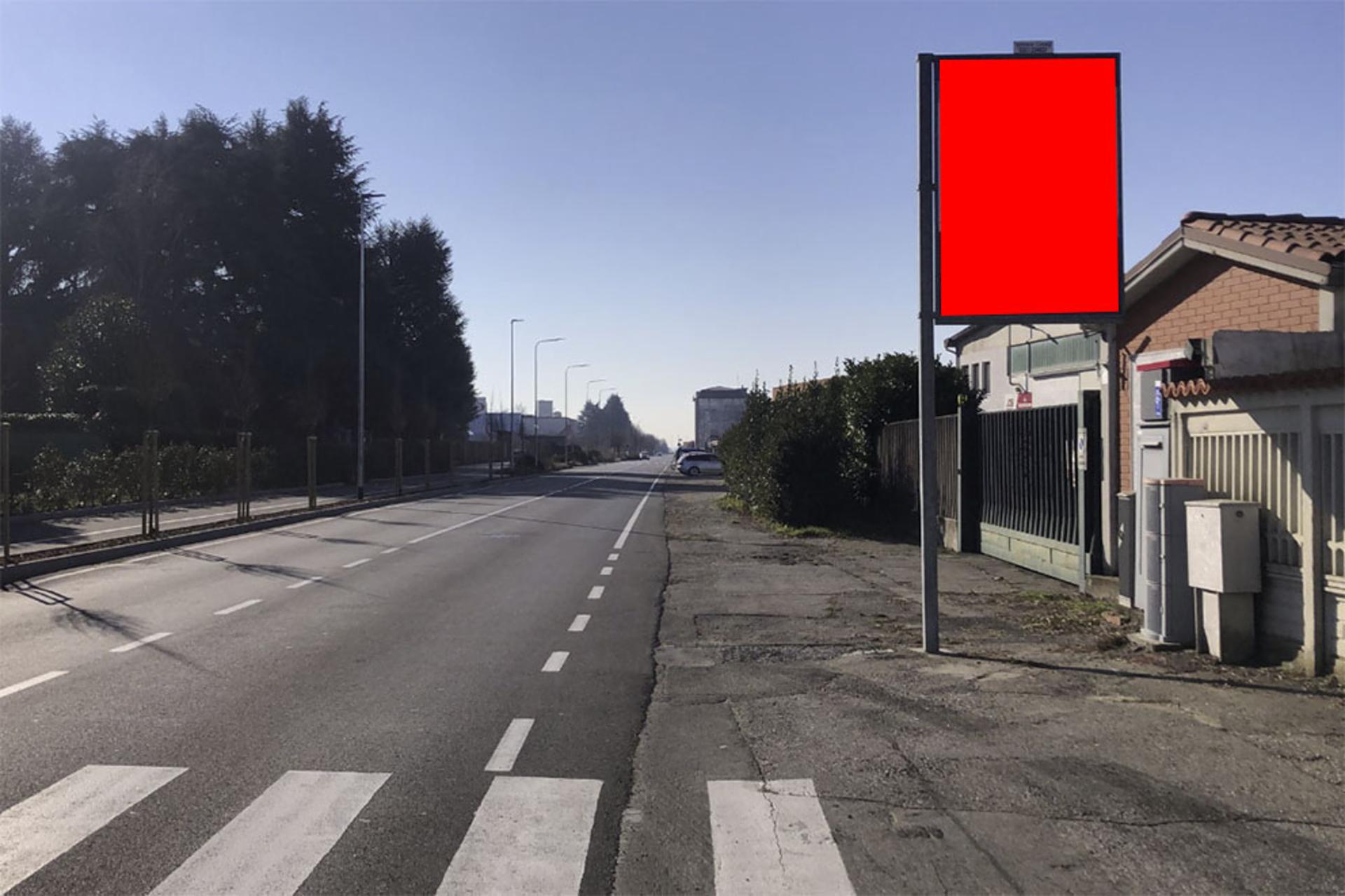 Impianto CARTELLONISTICA a Bellinzago Novarese, in zona Terranova