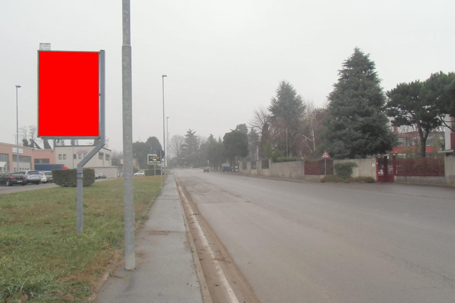 Impianto CARTELLONISTICA a San Vittore Olona, in zona McDonald's