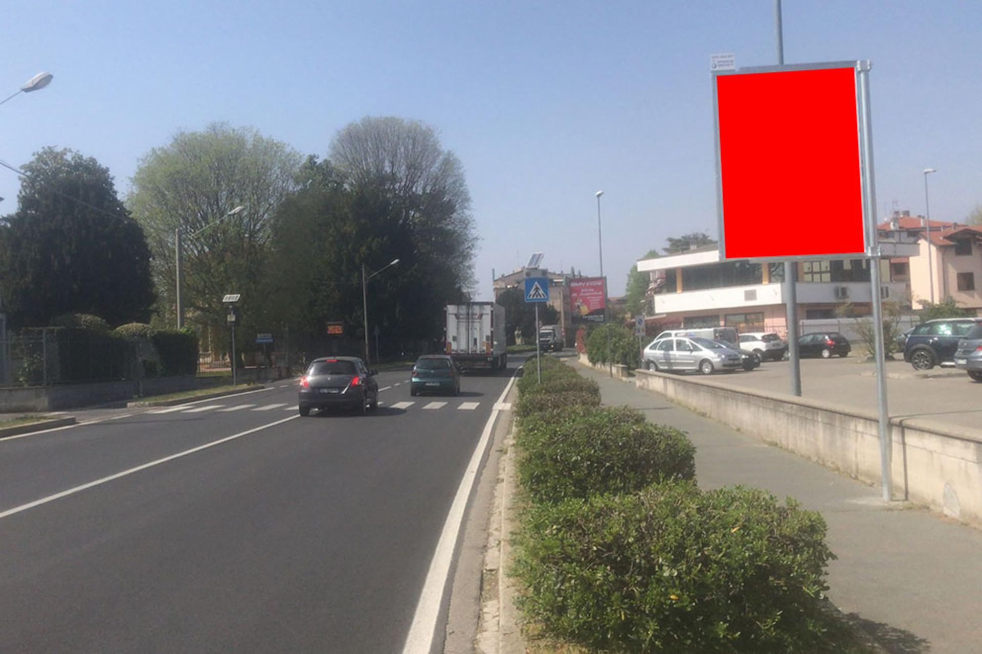 Impianto CARTELLONISTICA a San Vittore Olona, in zona The Birra