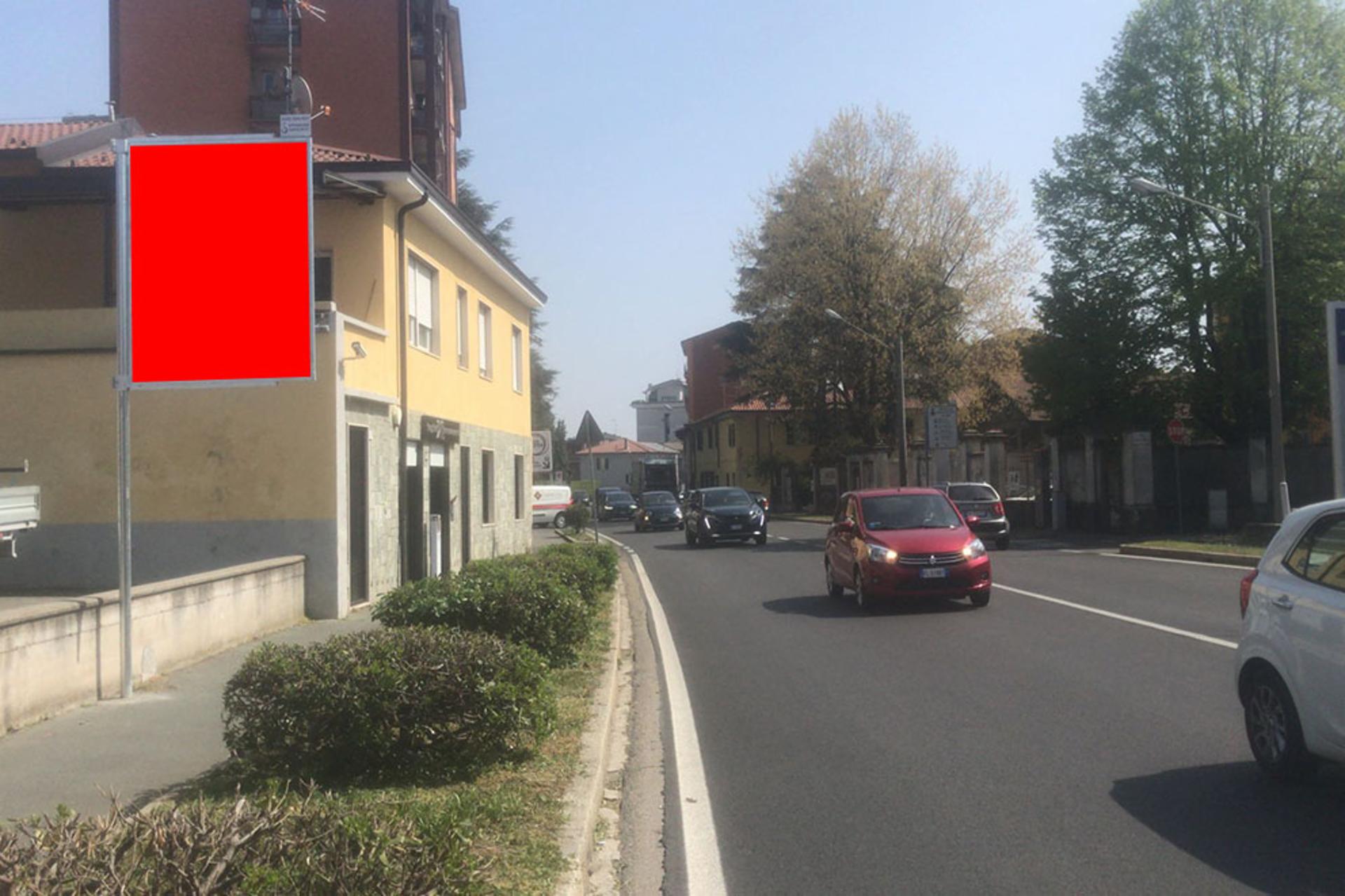 Impianto CARTELLONISTICA a San Vittore Olona, in zona The Birra