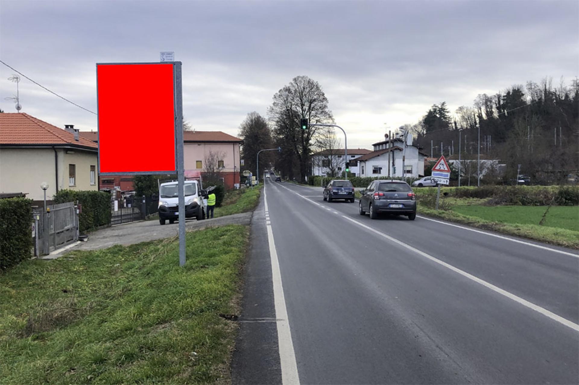 Impianto CARTELLONISTICA a Borgo Ticino, in zona da Teresa