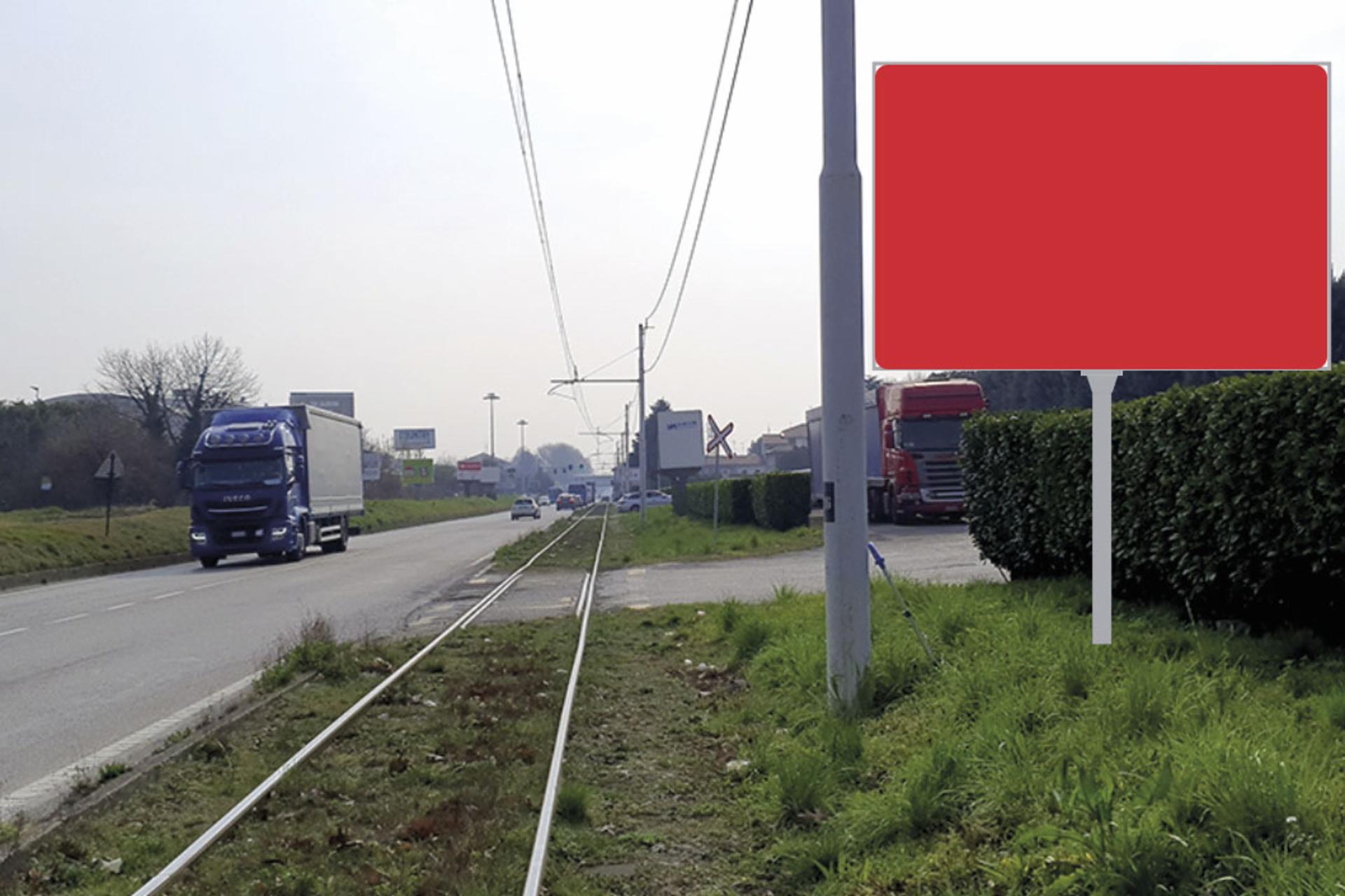 Impianto cartellonistica a Paderno Dugnano