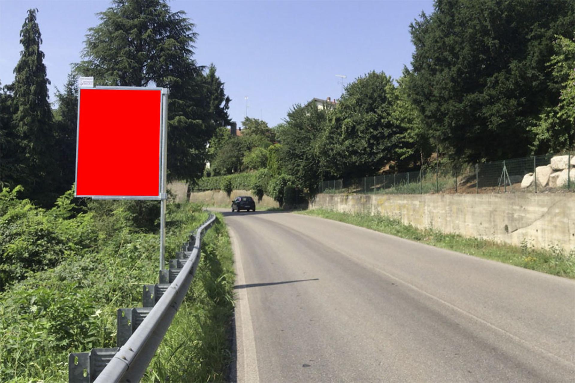 Impianto CARTELLONISTICA a Besnate, in zona Biblioteca comunale di Besnate