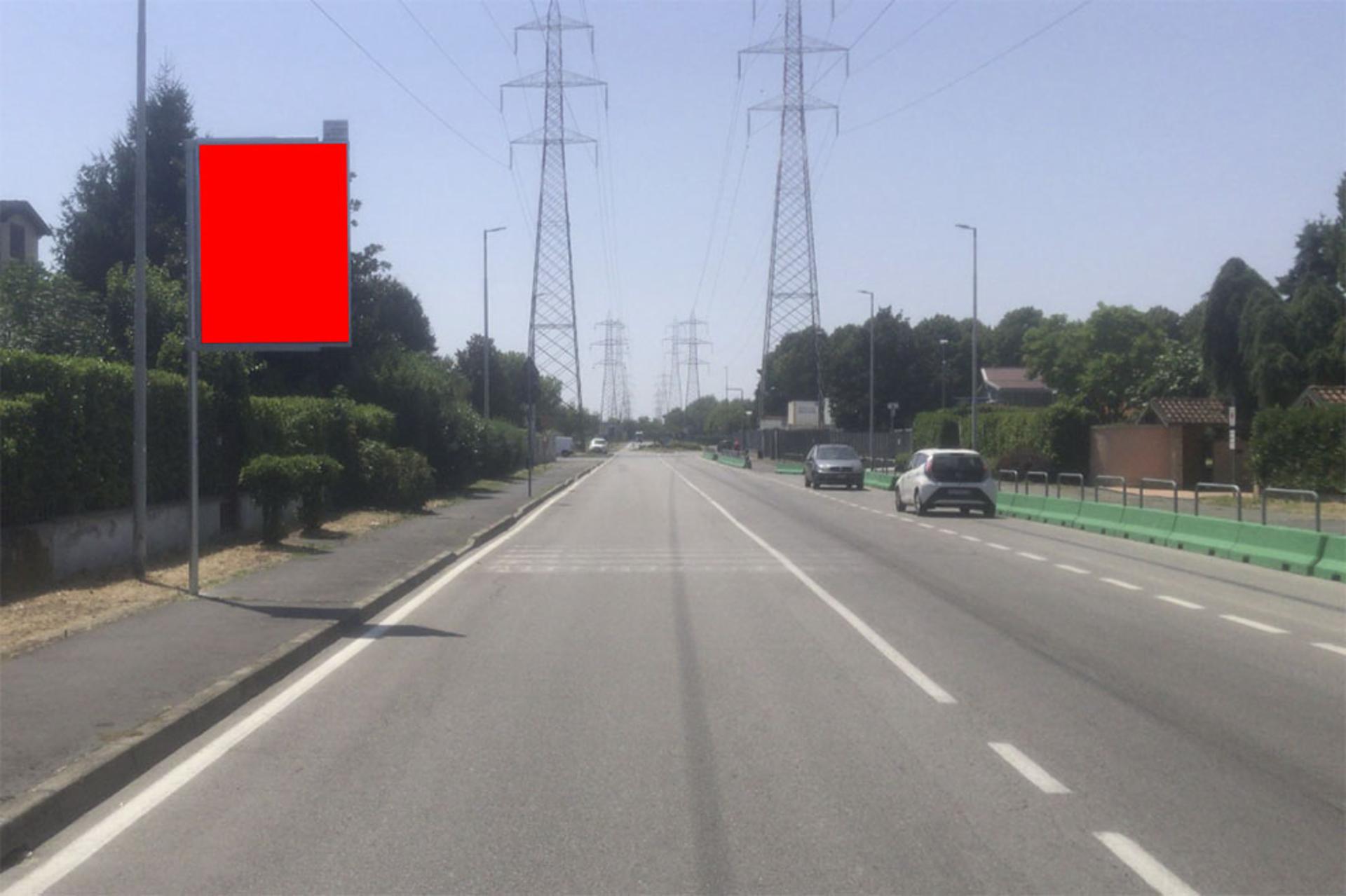 Impianto CARTELLONISTICA a San Giuliano Milanese, in zona Oasi del Monastero della Vittoria