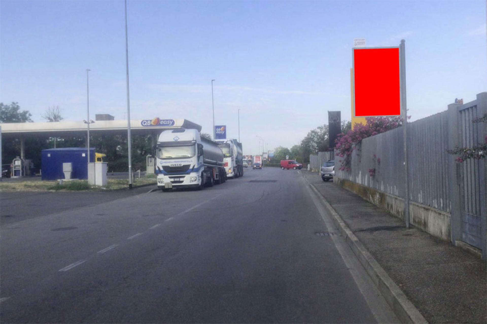 Impianto CARTELLONISTICA a San Giuliano Milanese, in zona ALDI