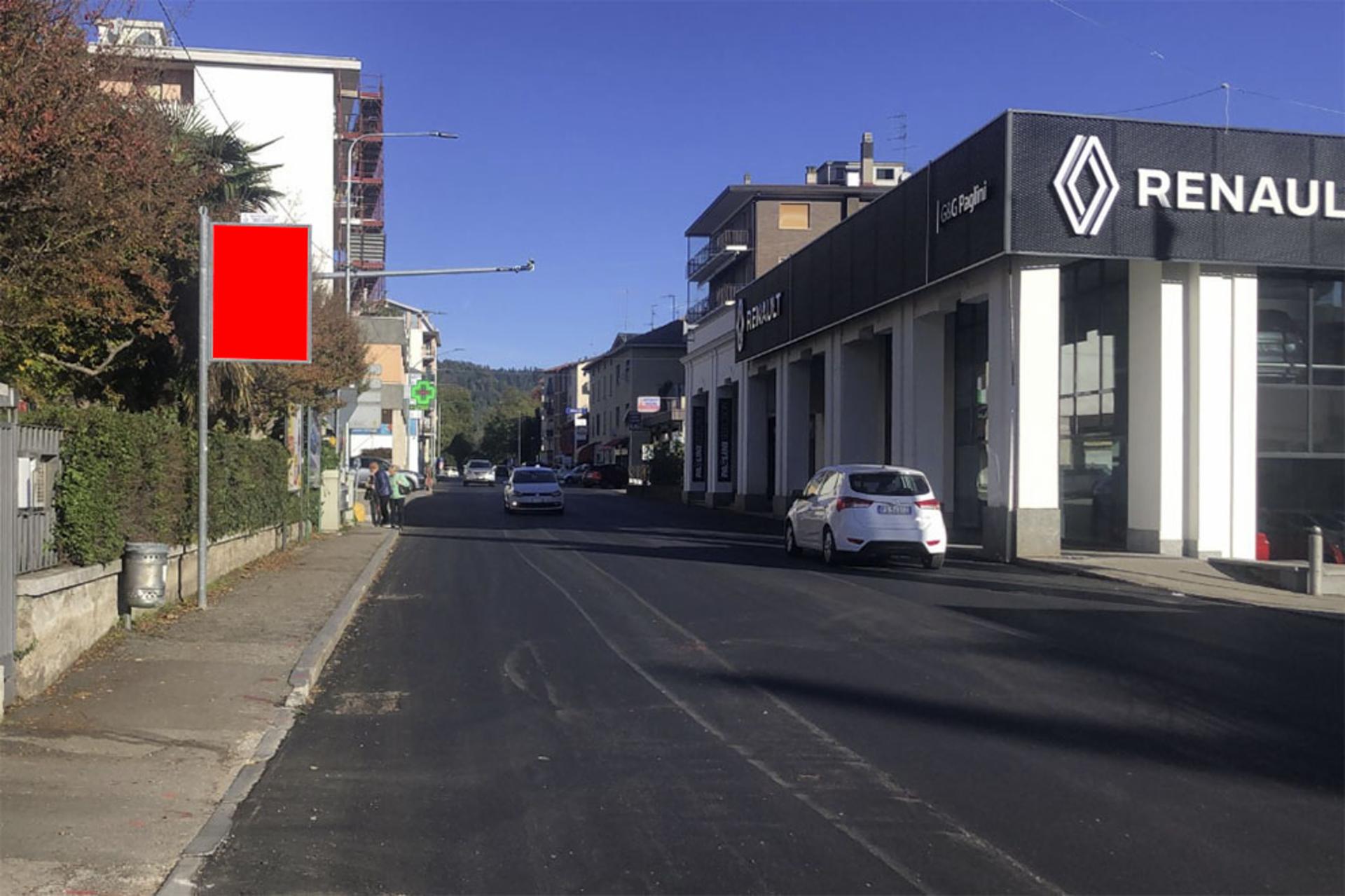 Impianto CARTELLONISTICA a Varese, in zona Panetterie