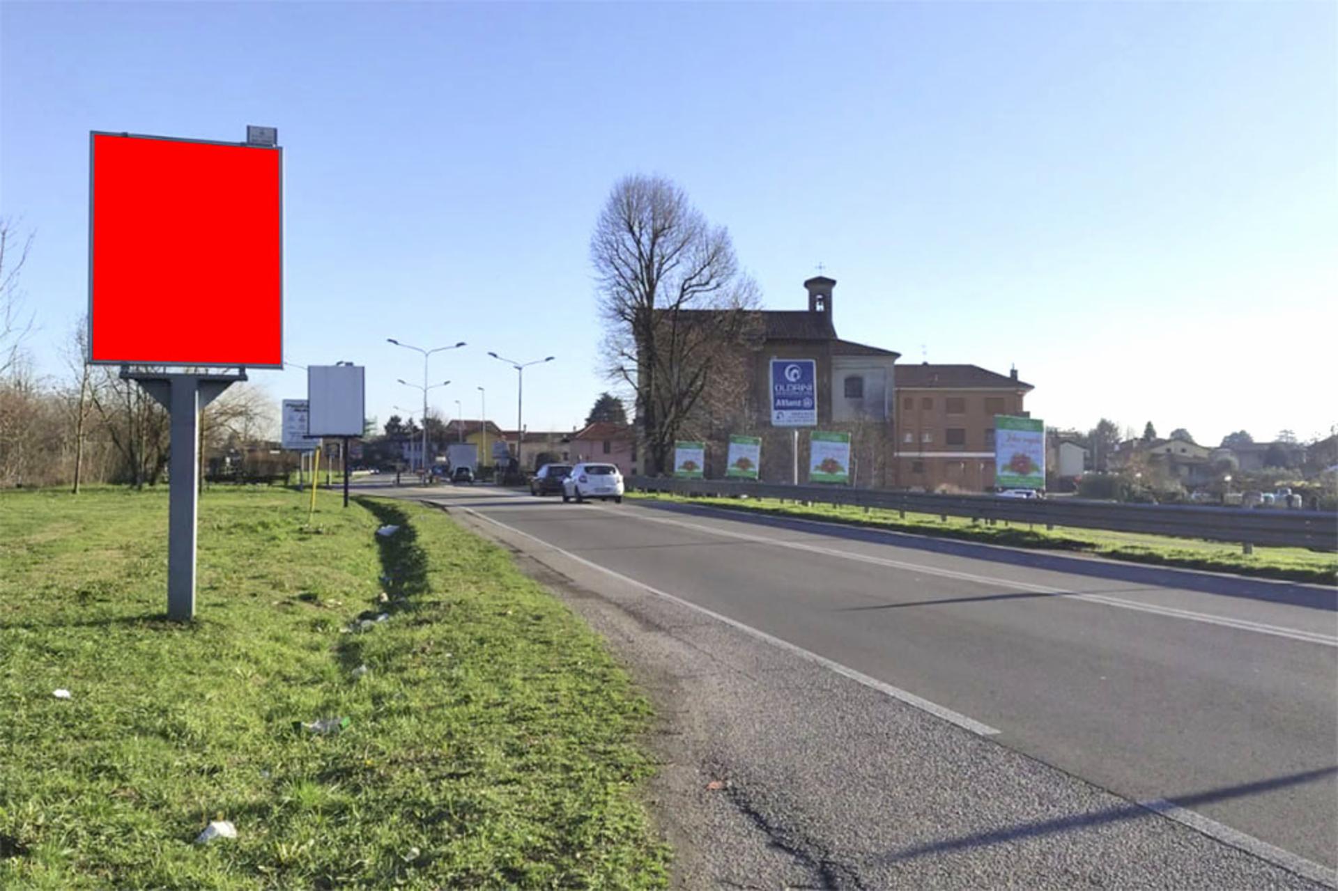 Impianto CARTELLONISTICA a Nerviano, in zona Locanda del Villoresi