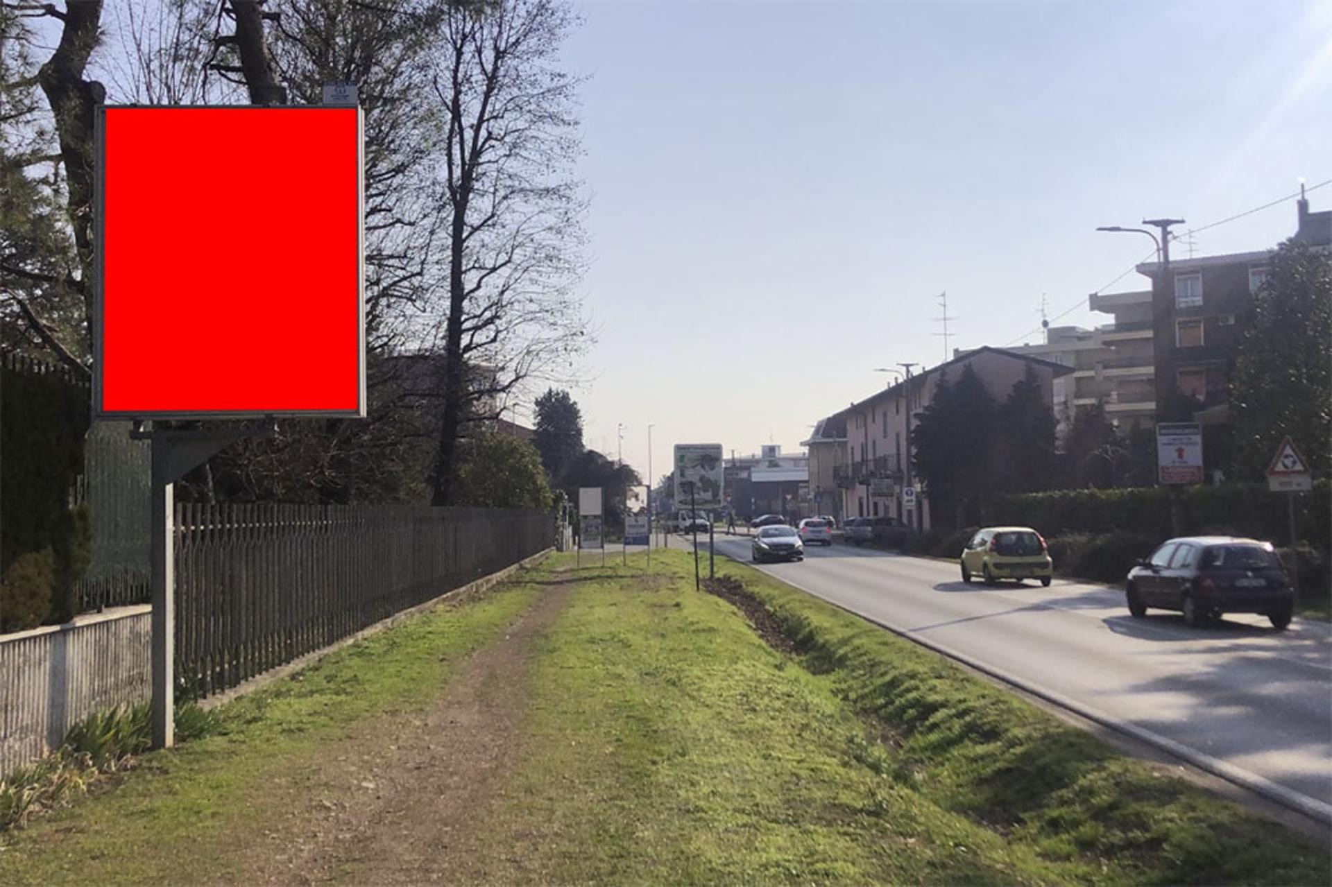 Impianto CARTELLONISTICA a Castellanza, in zona Il Sole di Mezzanotte