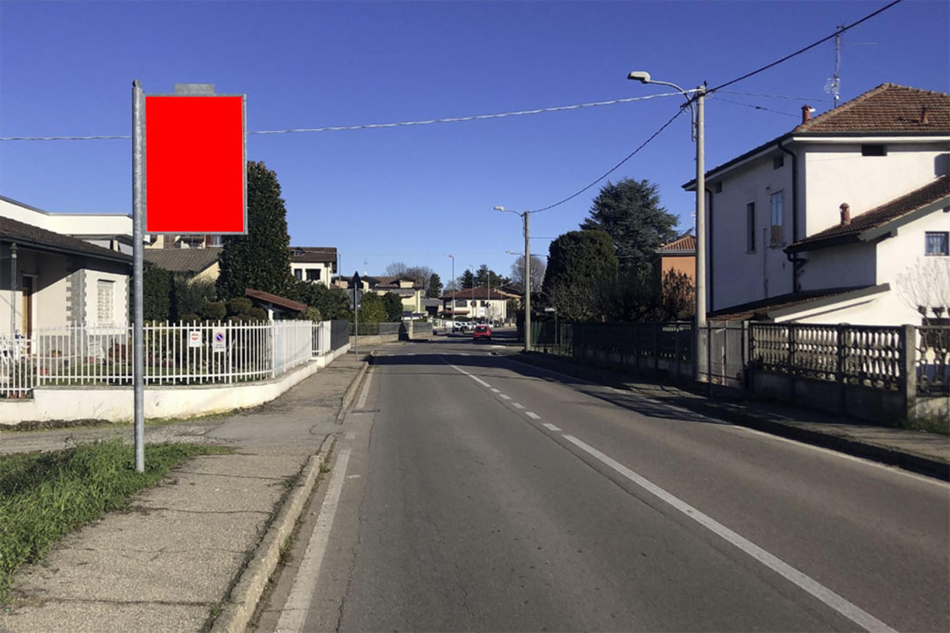Impianto CARTELLONISTICA a Cassano Magnago, in zona Scuola Primaria Enrico Fermi