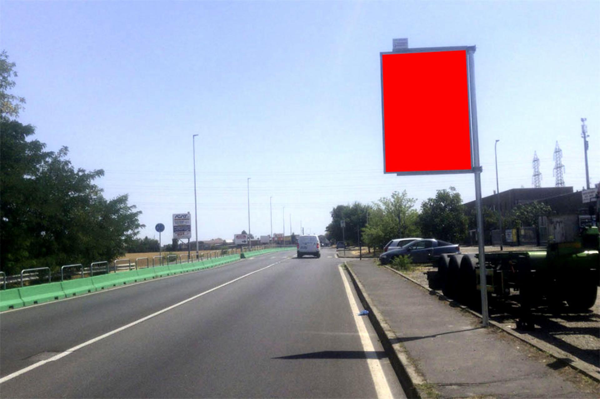 Impianto cartellonistica a San Giuliano Milanese