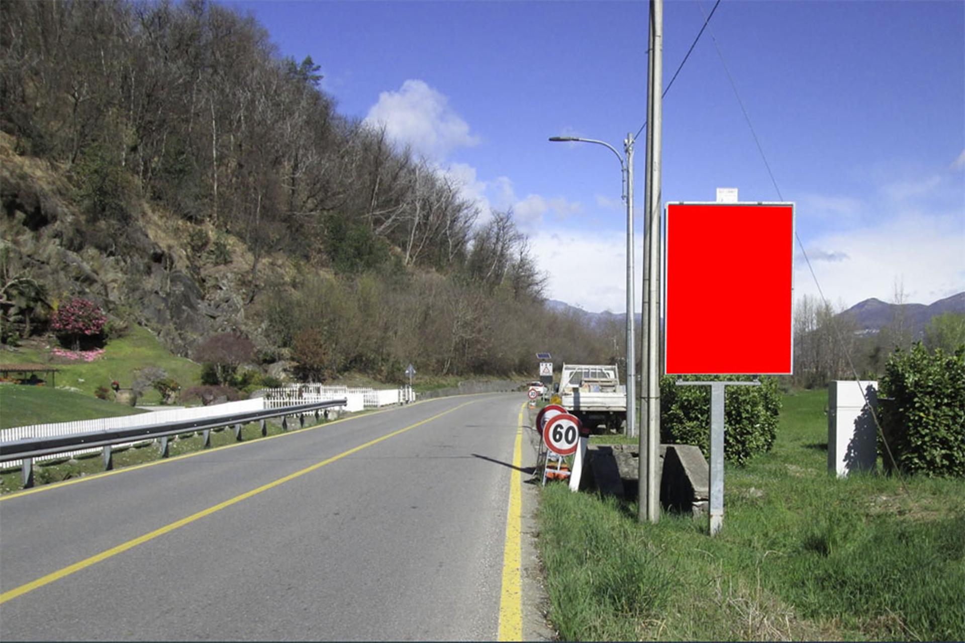 Impianto cartellonistica a Germignaga