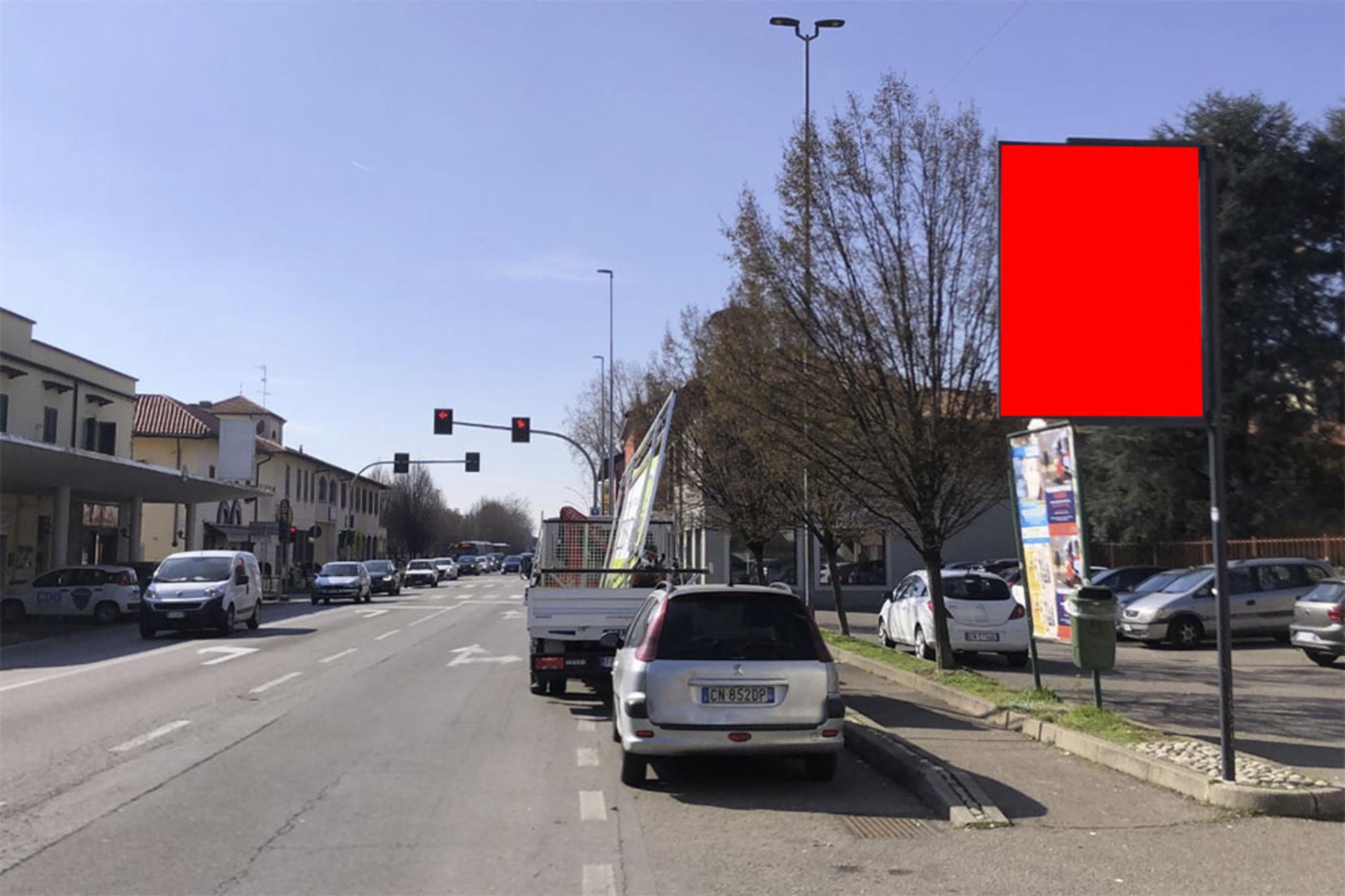 Impianto CARTELLONISTICA a Corbetta, in zona Bar Isola