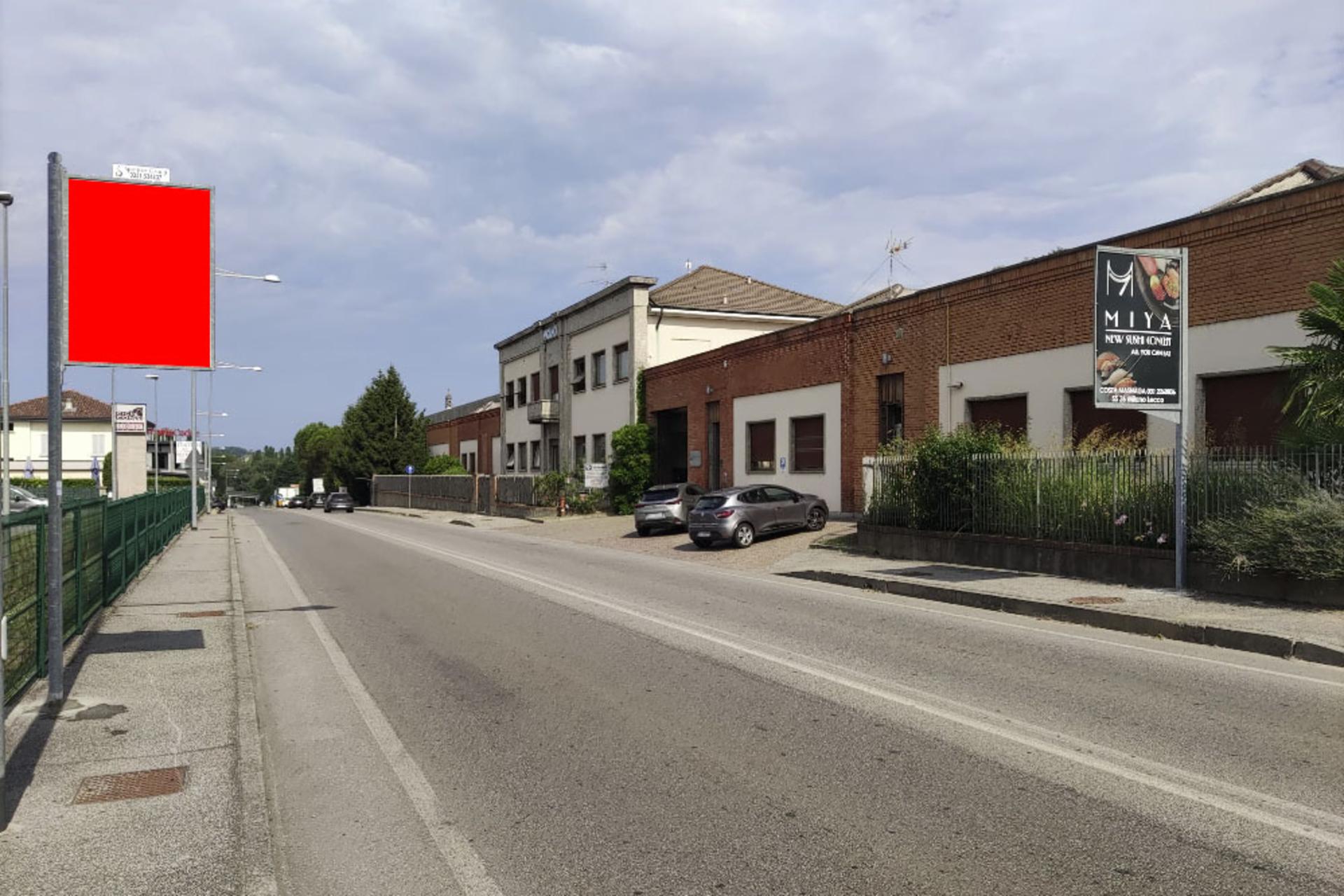 Impianto CARTELLONISTICA a Nibionno, in zona Il dollaro