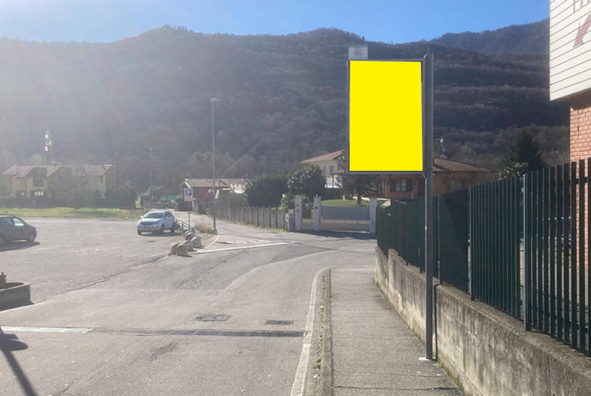 Impianto CARTELLONISTICA a Cuveglio, in zona Zogno