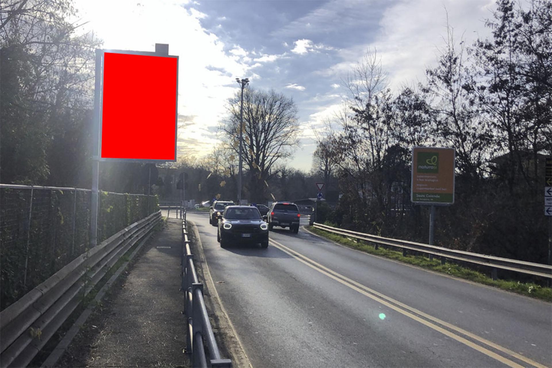 Impianto CARTELLONISTICA a Castelletto sopra Ticino, in zona Pont da Fer
