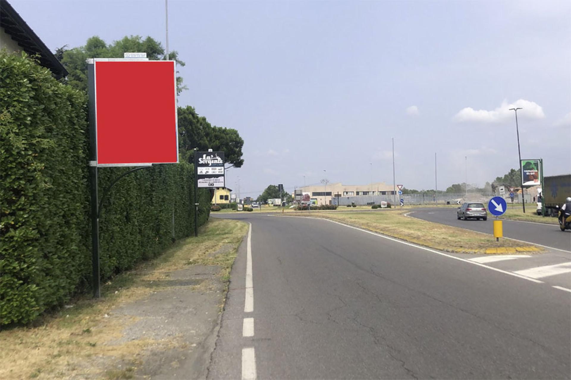 Impianto CARTELLONISTICA a Cassano d'Adda, in zona Anymore