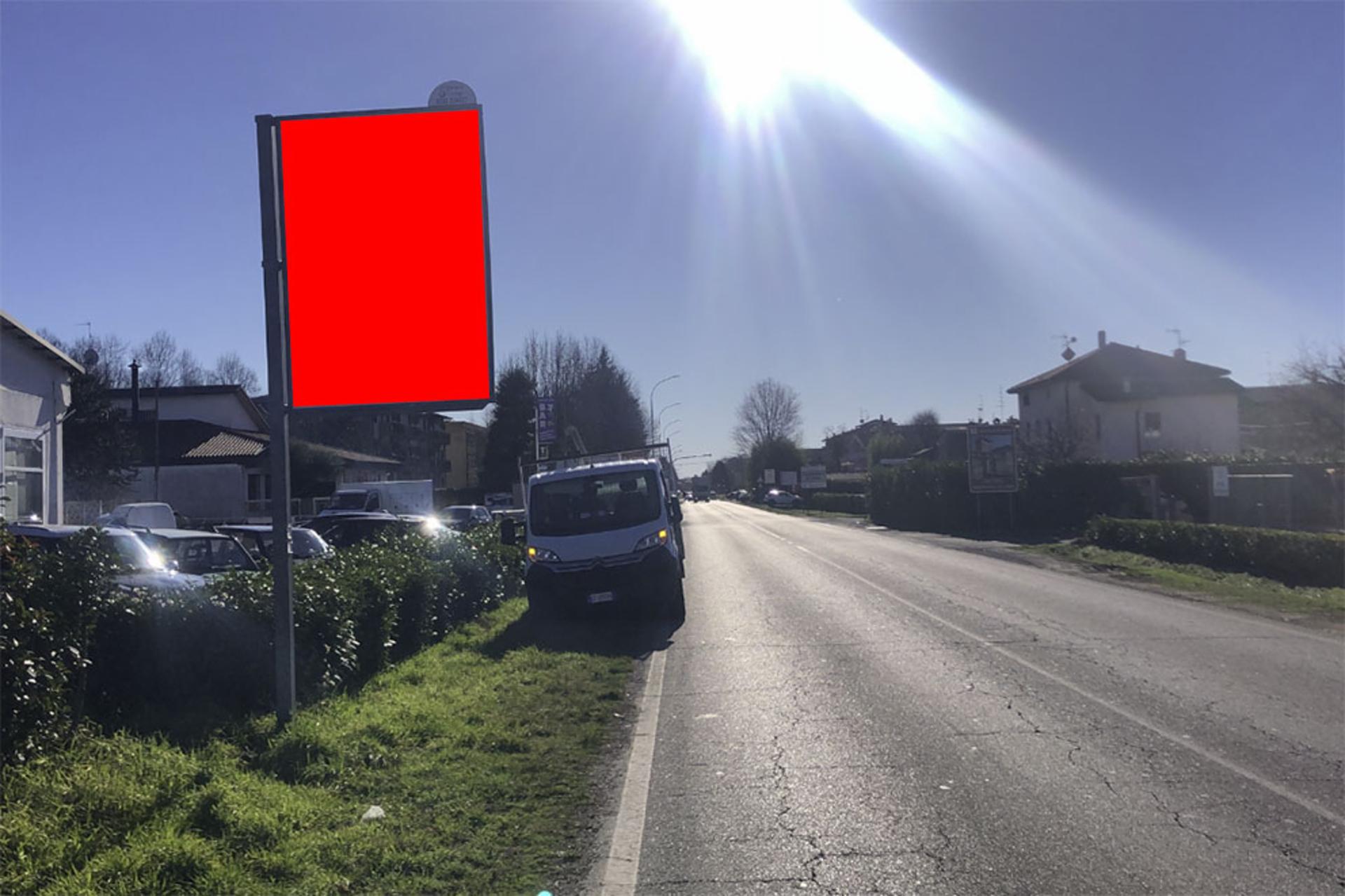Impianto CARTELLONISTICA a Cairate, in zona Flamant d'Or