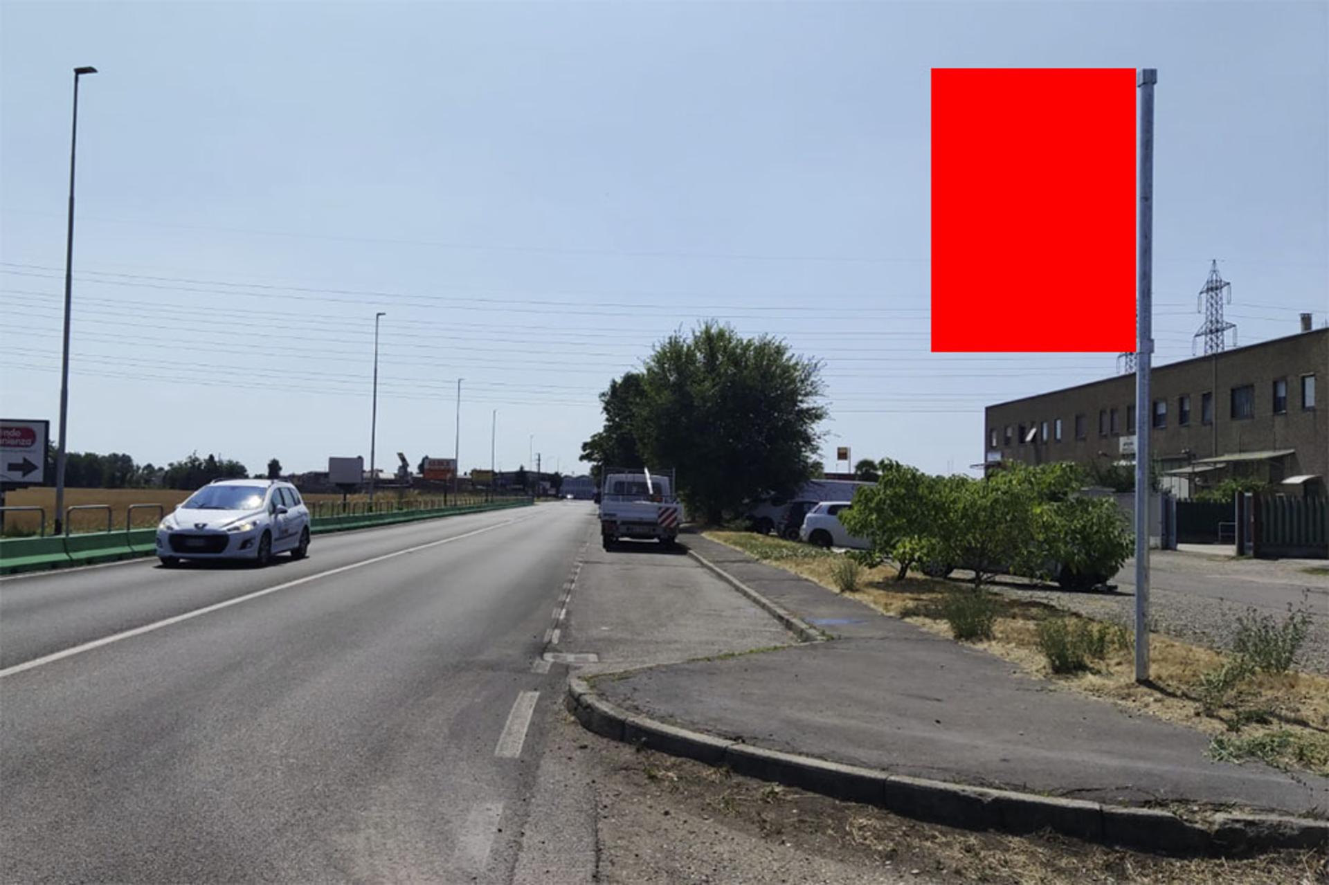 Impianto cartellonistica a San Giuliano Milanese