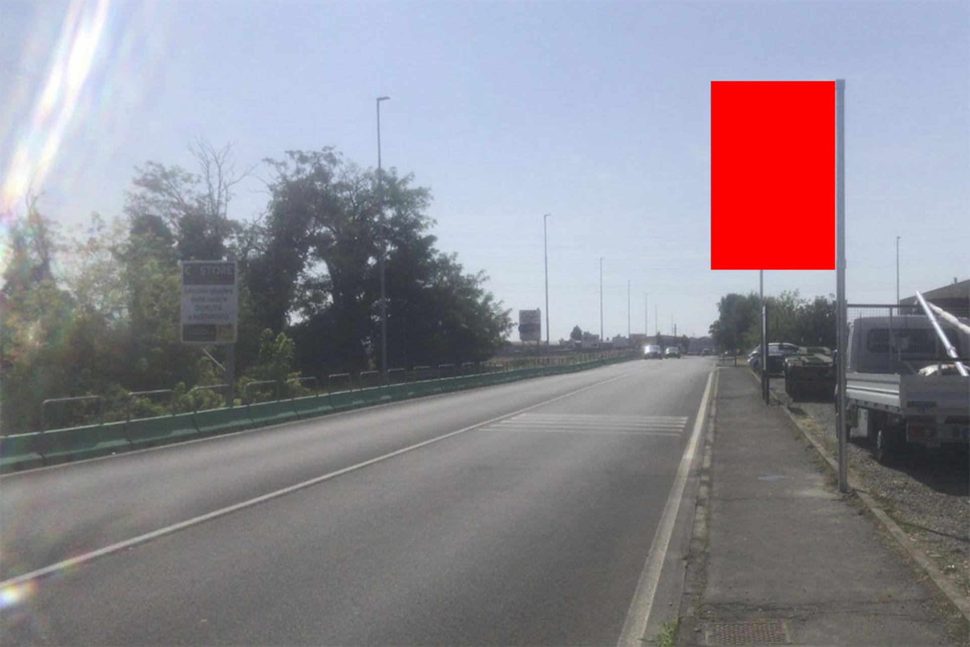 Impianto cartellonistica a San Giuliano Milanese