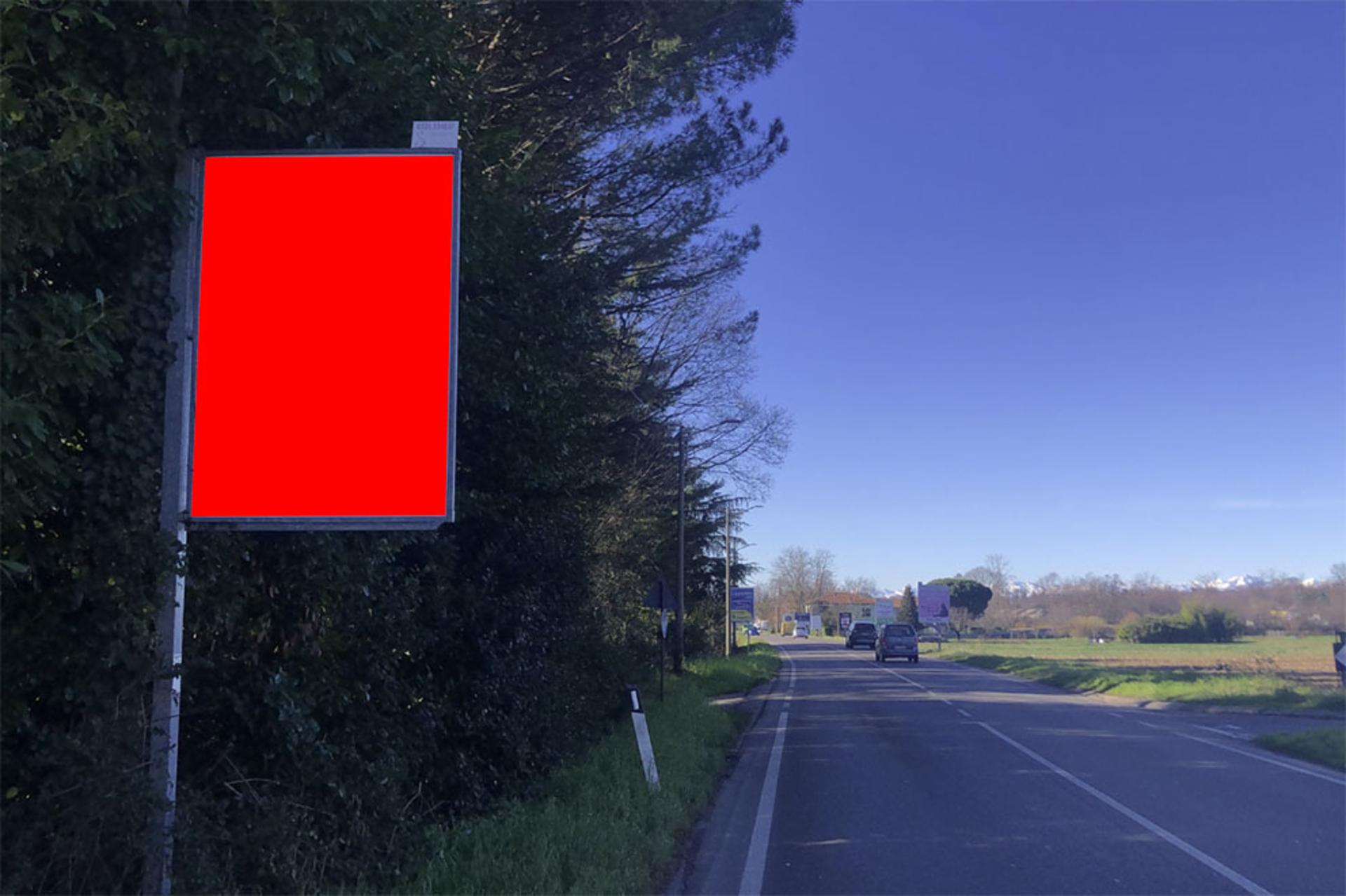 Impianto CARTELLONISTICA a Cairate, in zona Eldagas