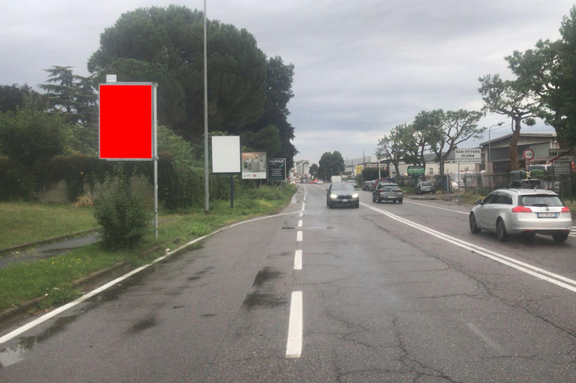 Impianto CARTELLONISTICA a San Vittore Olona, in zona McDonald's