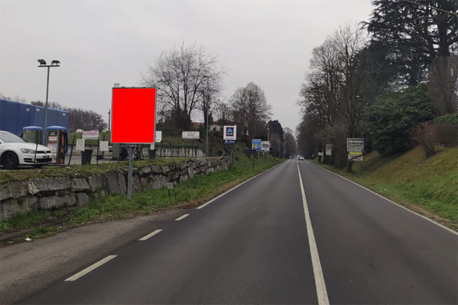 Impianto CARTELLONISTICA a Casorate Sempione, in zona Visco Gilardi