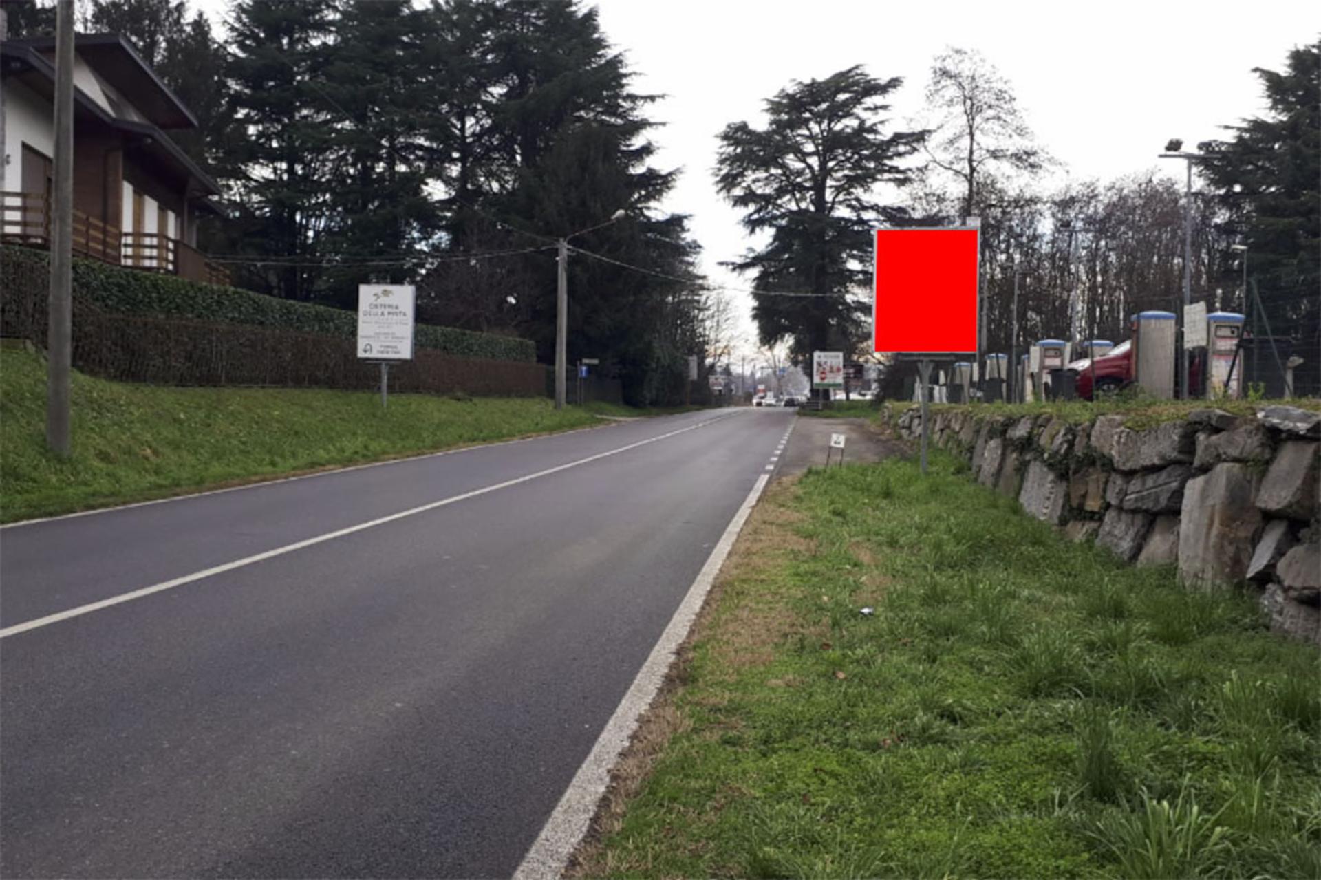 Impianto cartellonistica a Casorate Sempione