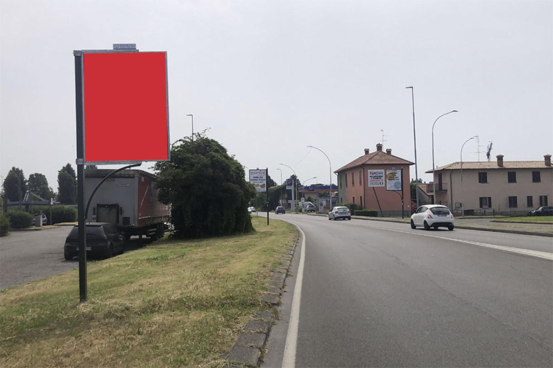 Impianto CARTELLONISTICA a Cassano d'Adda, in zona Anymore