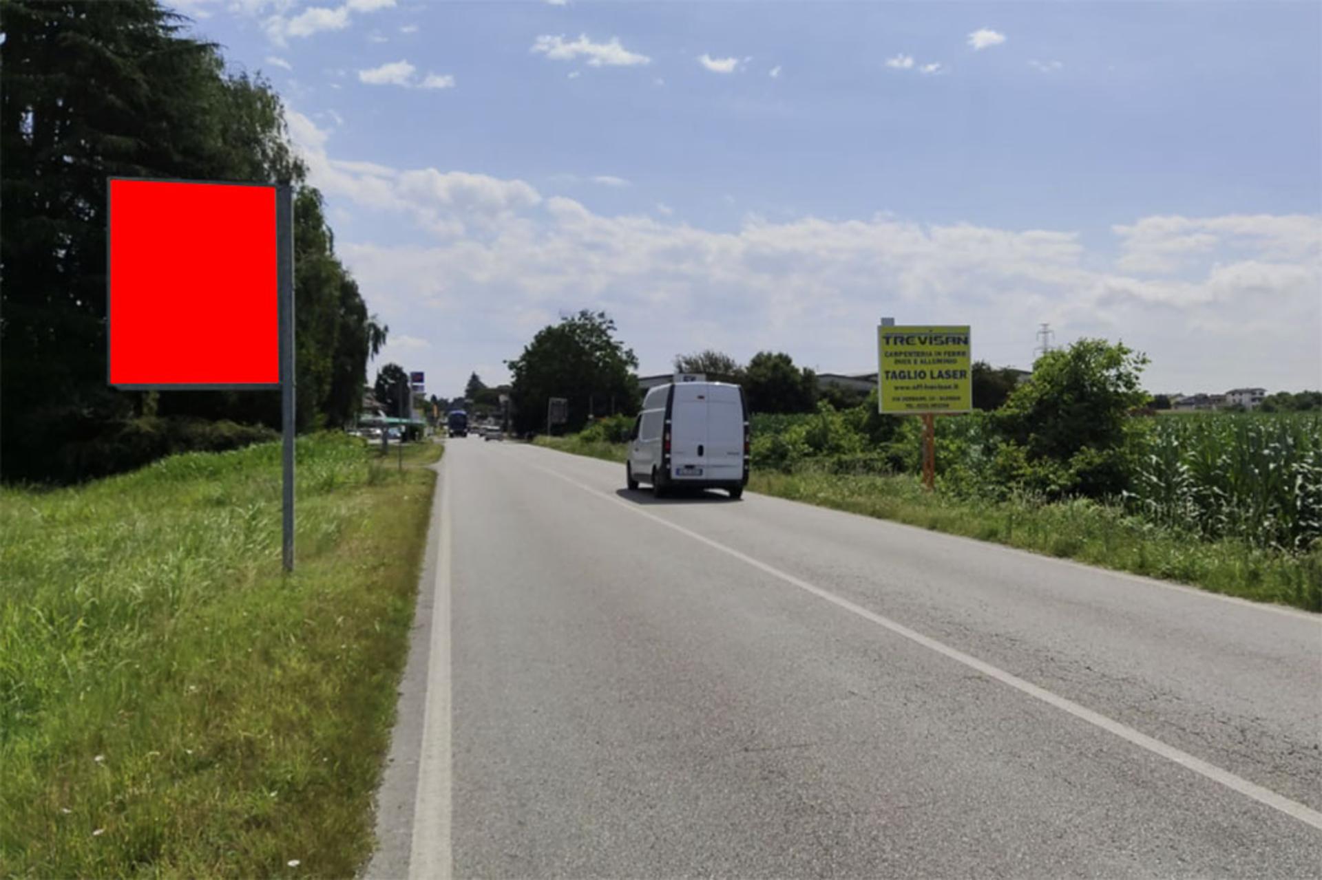 Impianto CARTELLONISTICA a Oleggio, in zona Chiesa di San Michele