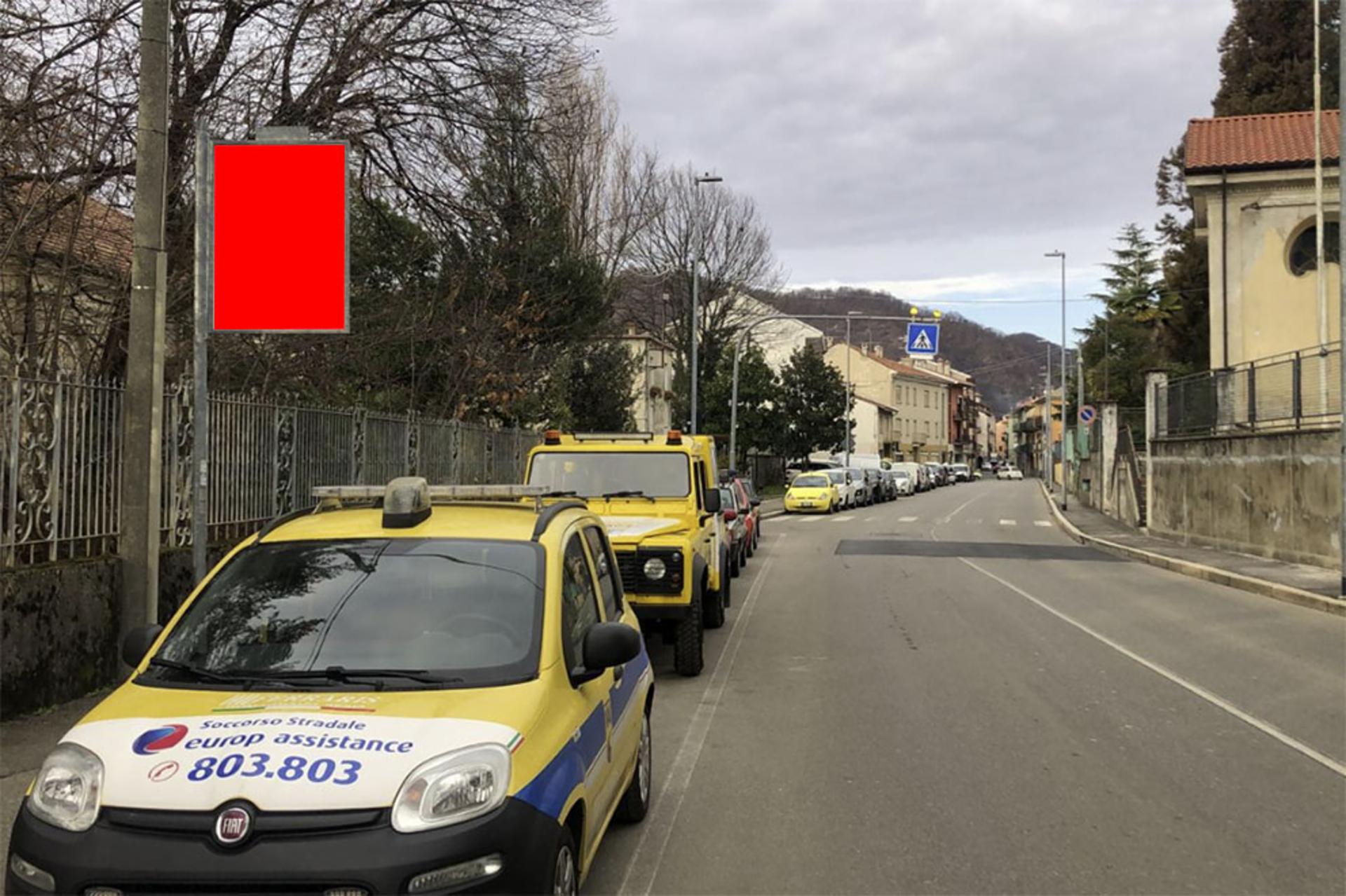 Impianto CARTELLONISTICA a Romagnano Sesia, in zona Scuola dell'Infanzia Gianni Rodari