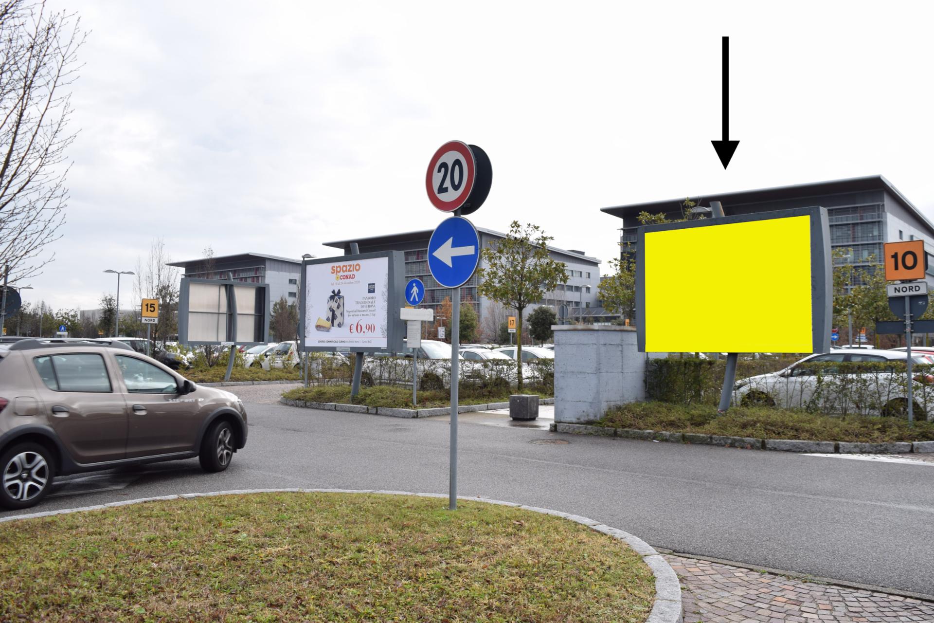 Impianto a NORD fronte da ingresso veicoli /  Bergamo