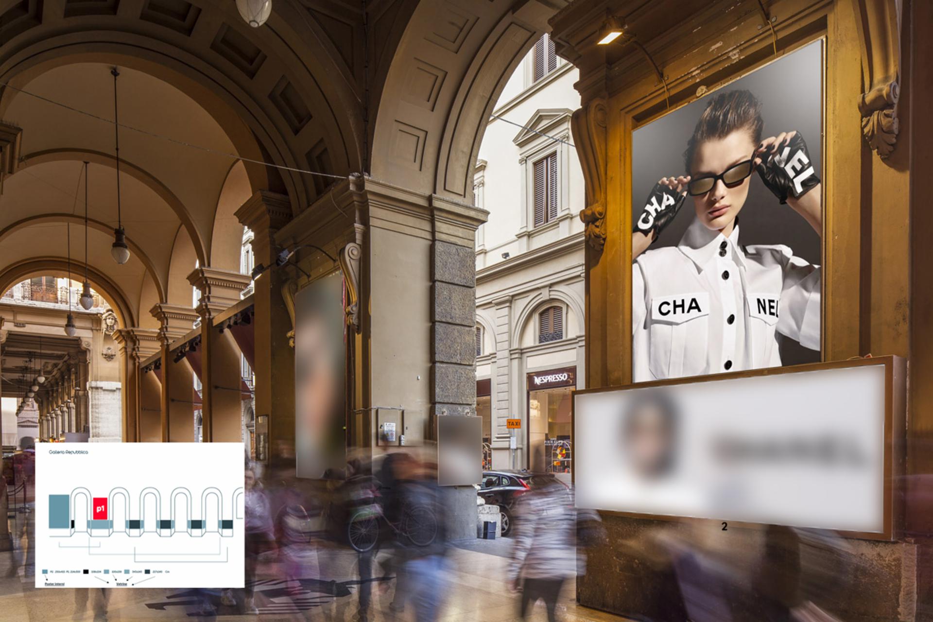 Impianto POSTER a Firenze, in zona La Feltrinelli