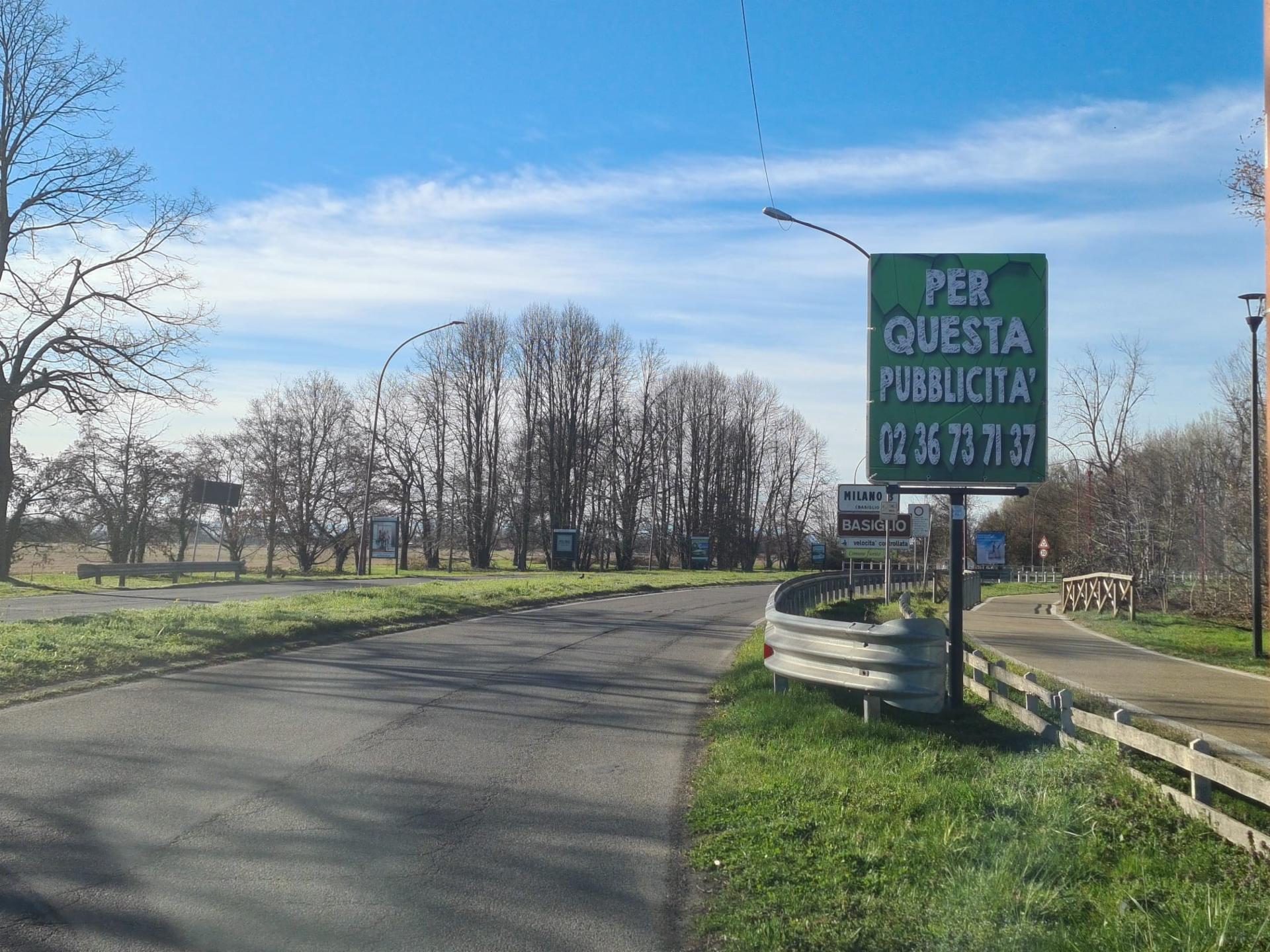 Impianto a Via Margherita Hack 15 mt prima di inizio Centro Abitato Basiglio  Basiglio